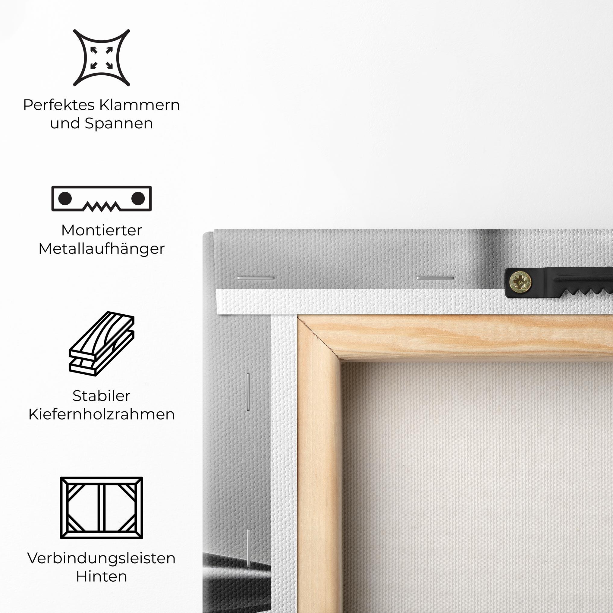 Leinwandbild Black Unique Design mockup 5