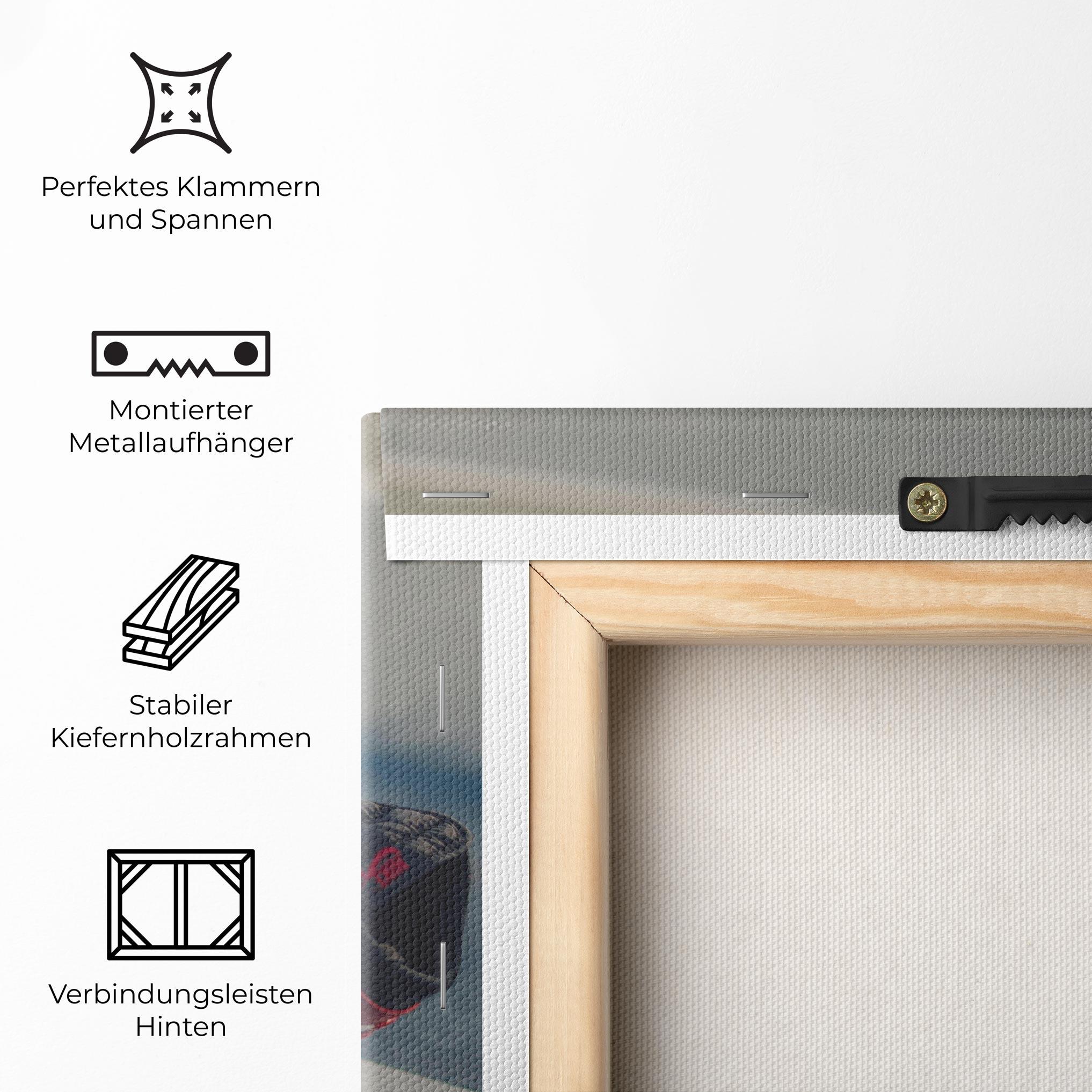 Leinwandbild Cool Nike Red Jordan Air mockup 5