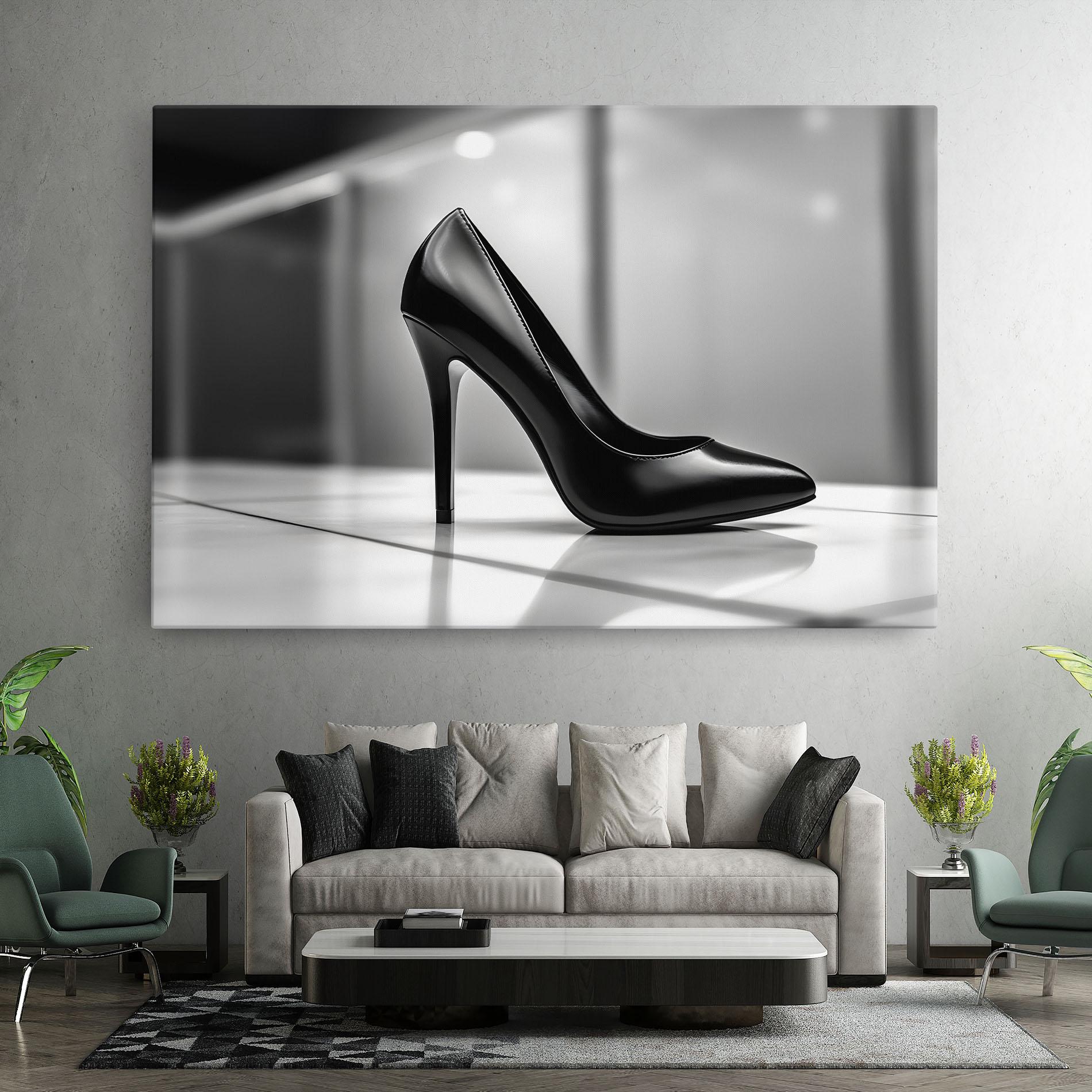 Leinwandbild Black Unique Design mockup 7