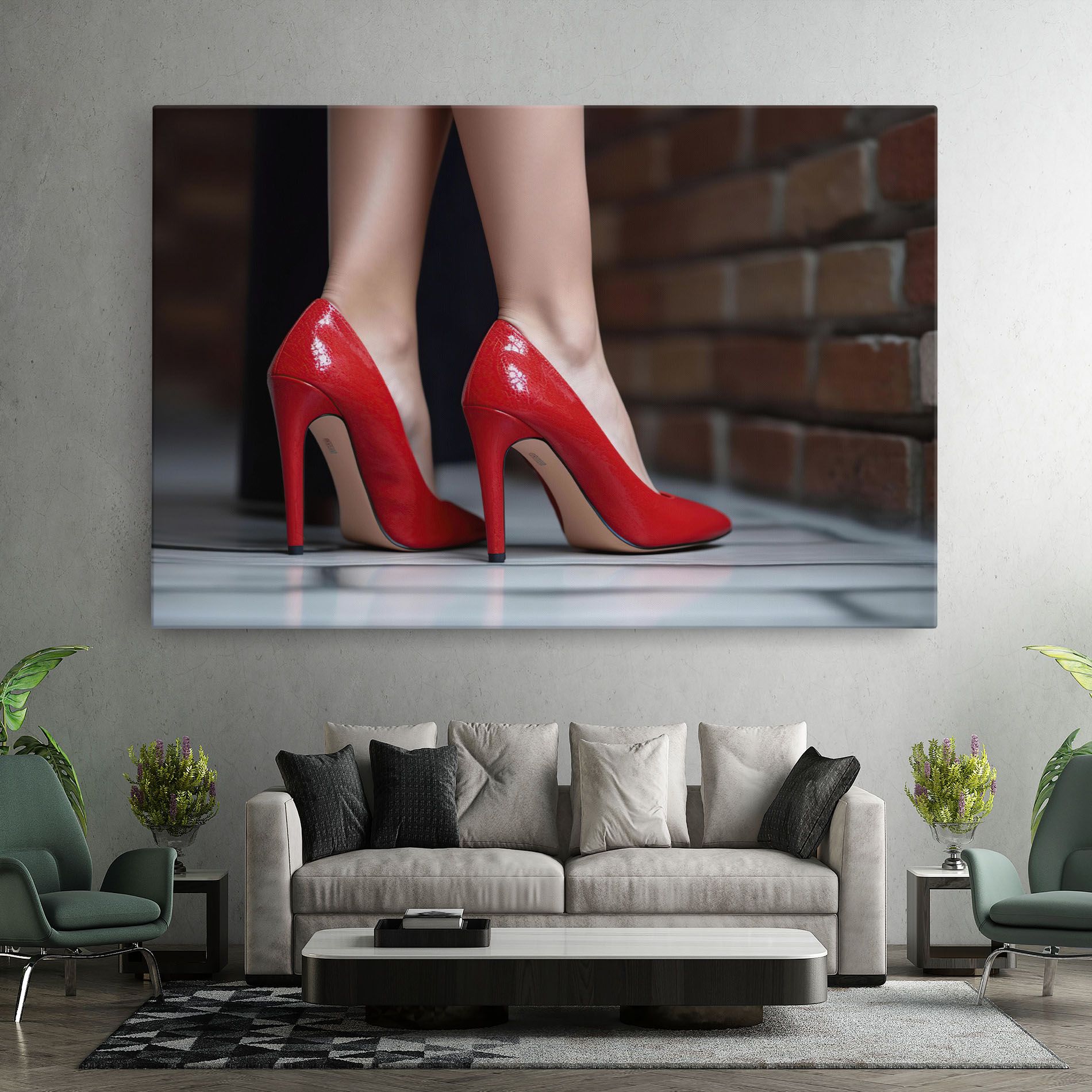 Sexy Red Heels mockup 7