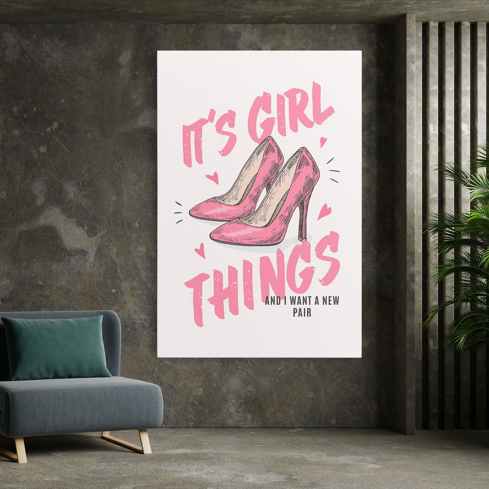 Leinwandbild Girl Things mockup 7