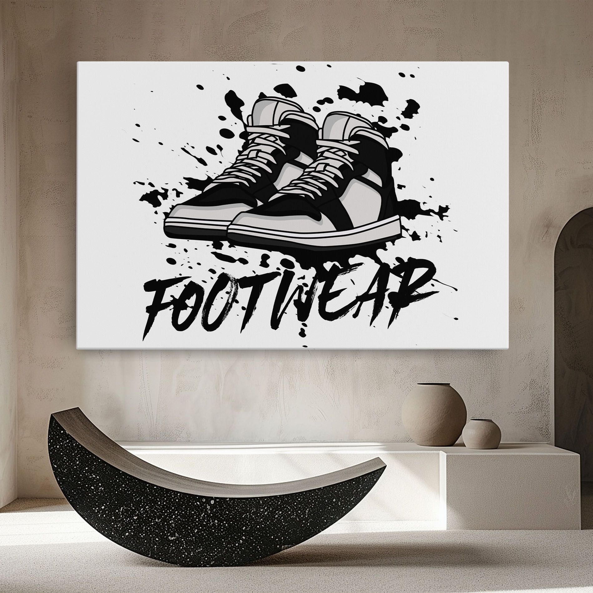 Black Footwear mockup 8