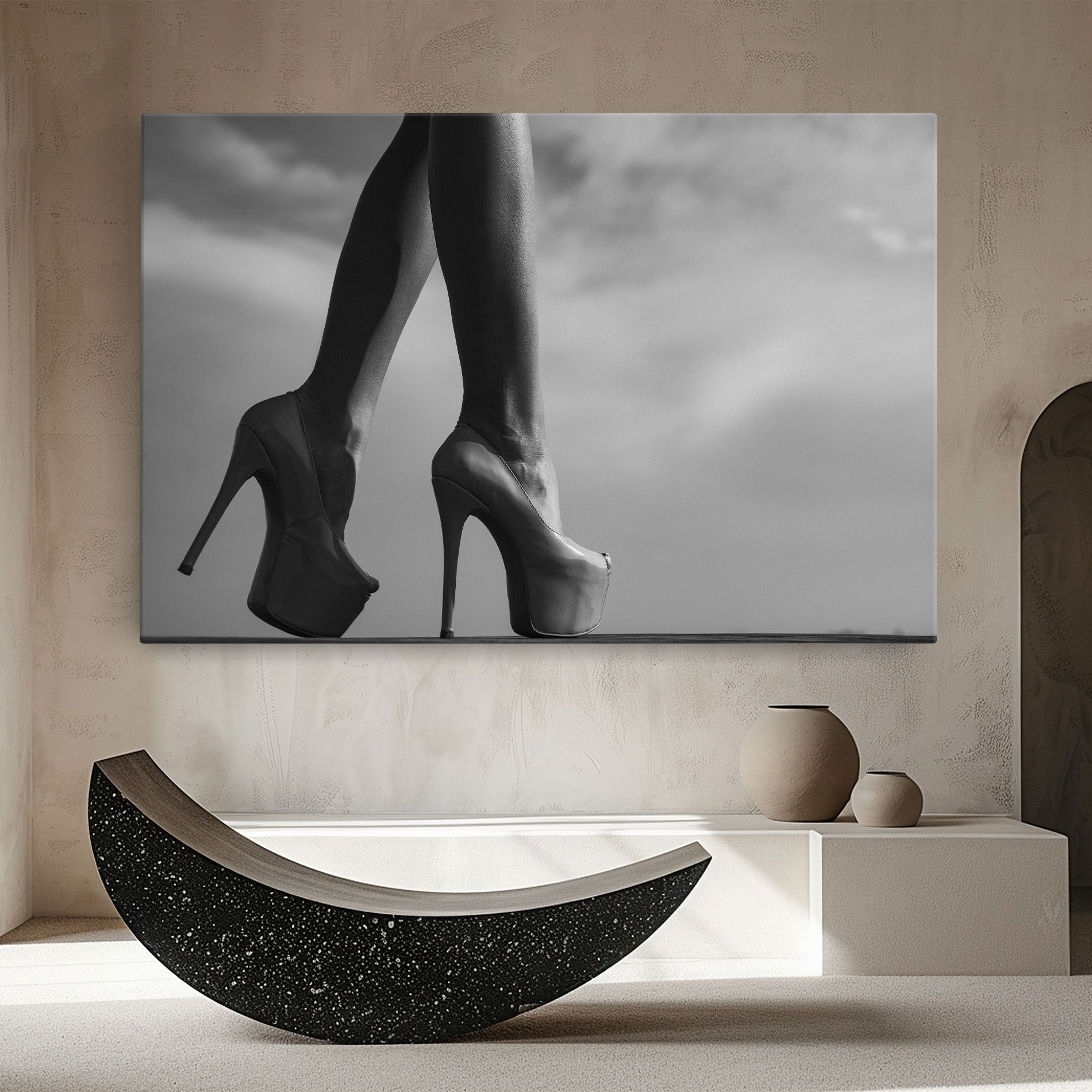 Heels Sky Background mockup 8