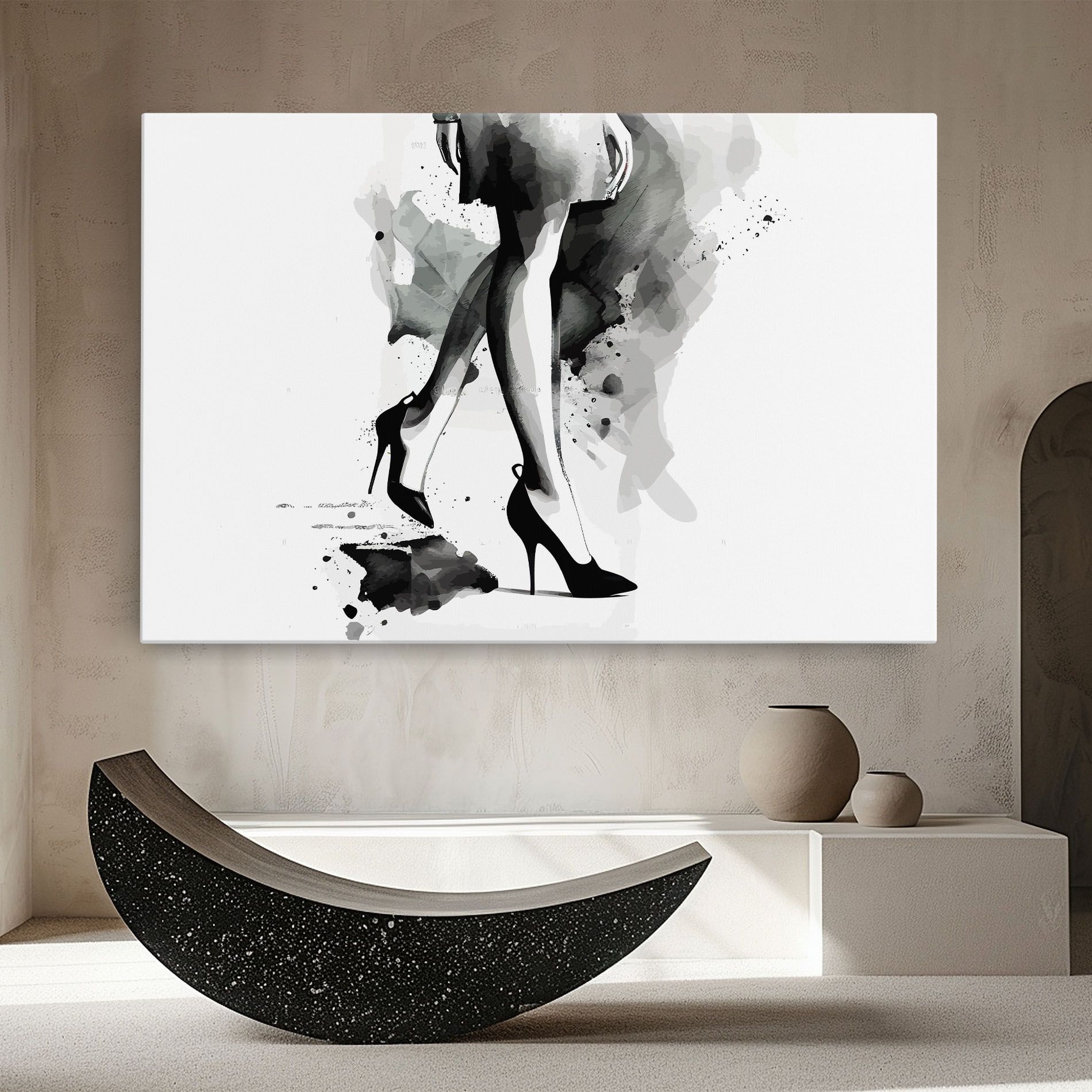 Watercolor Shoes mockup 8