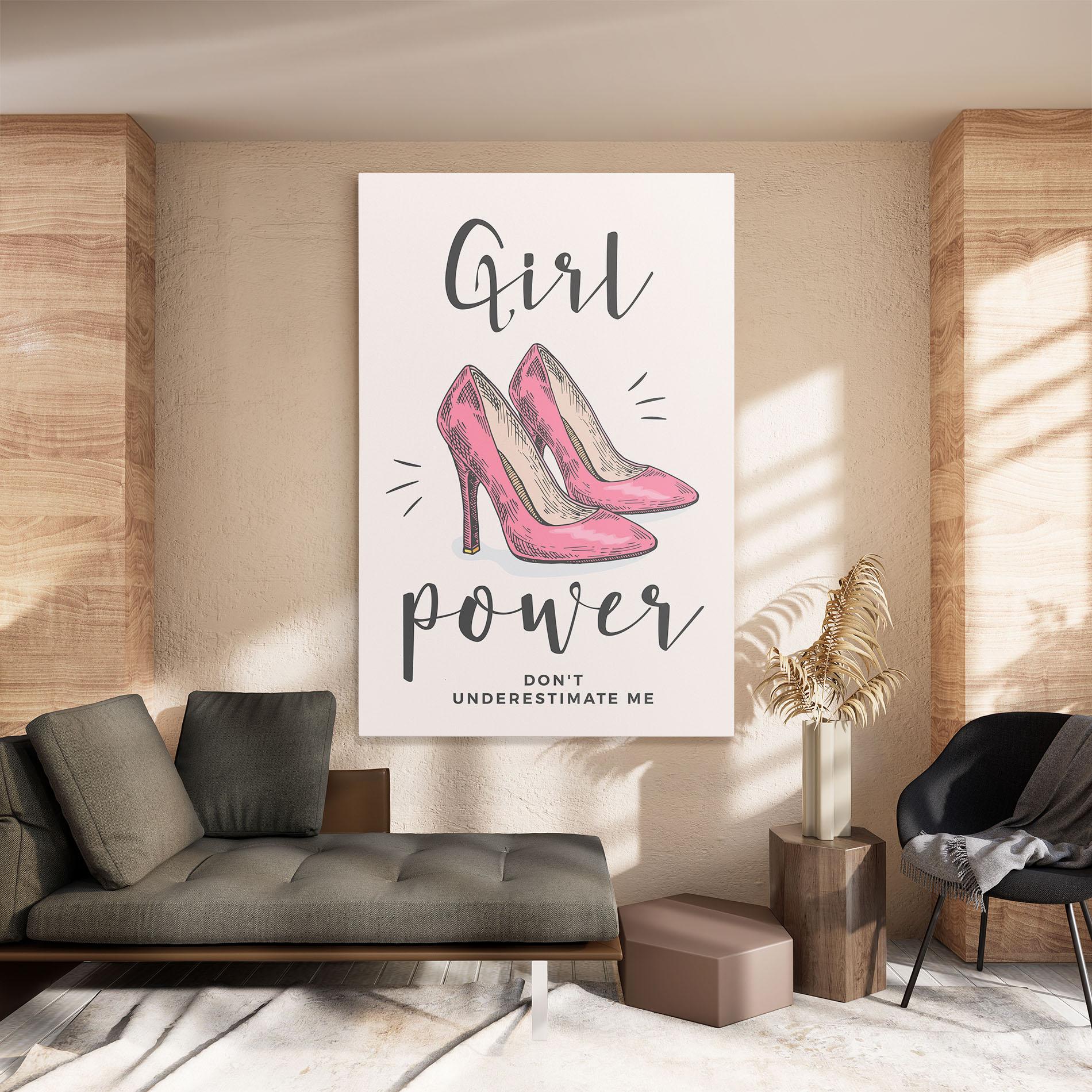 Leinwandbild Girl Power mockup 8