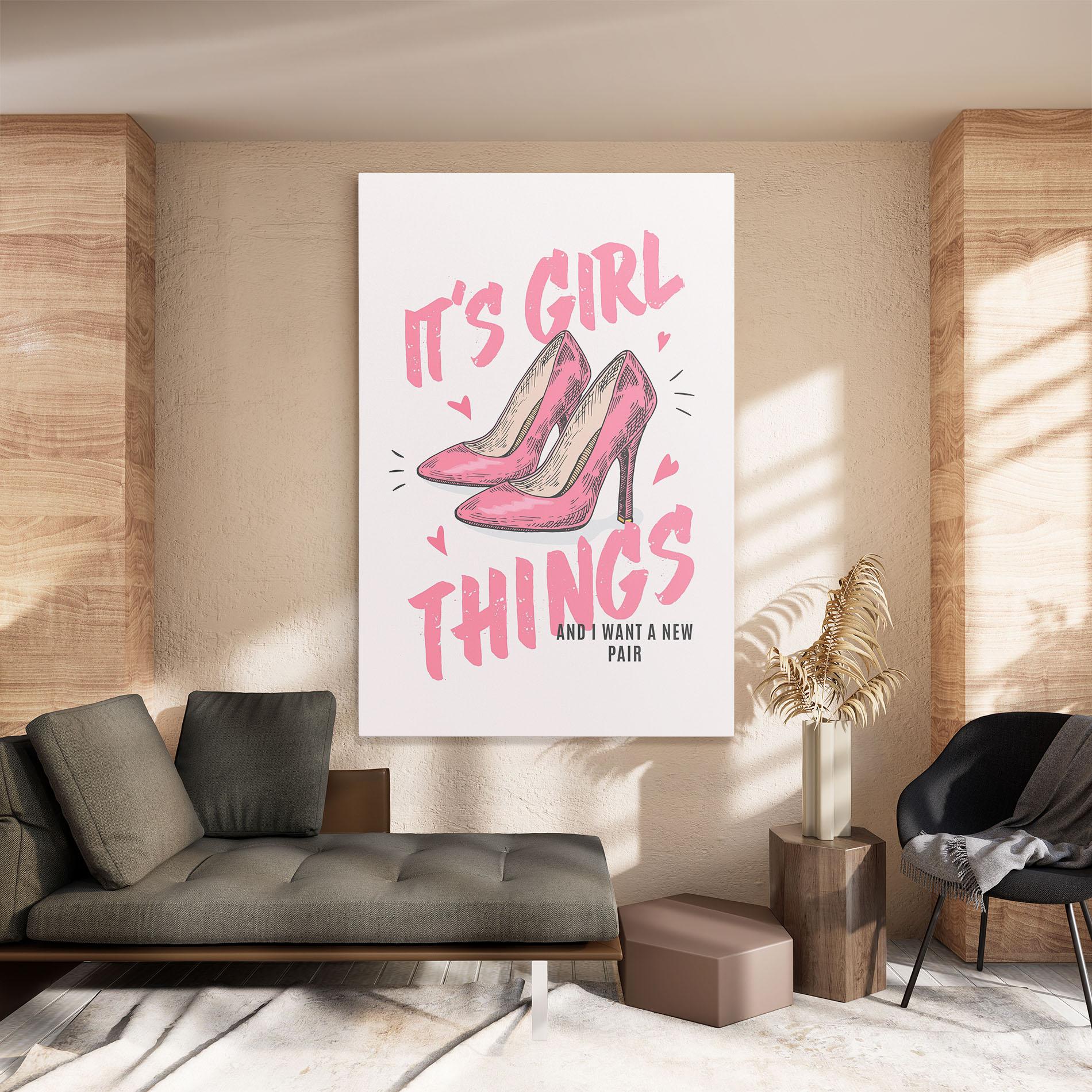 Leinwandbild Girl Things mockup 8