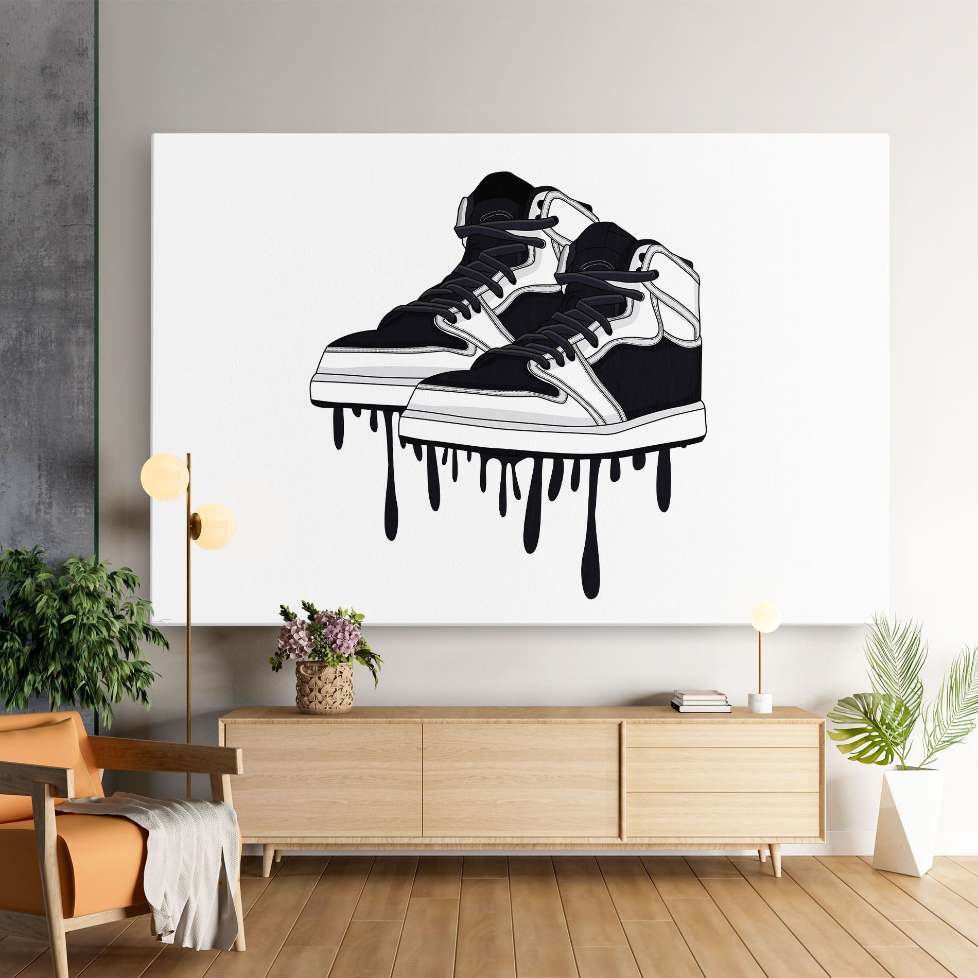 Black White Shoes mockup 9