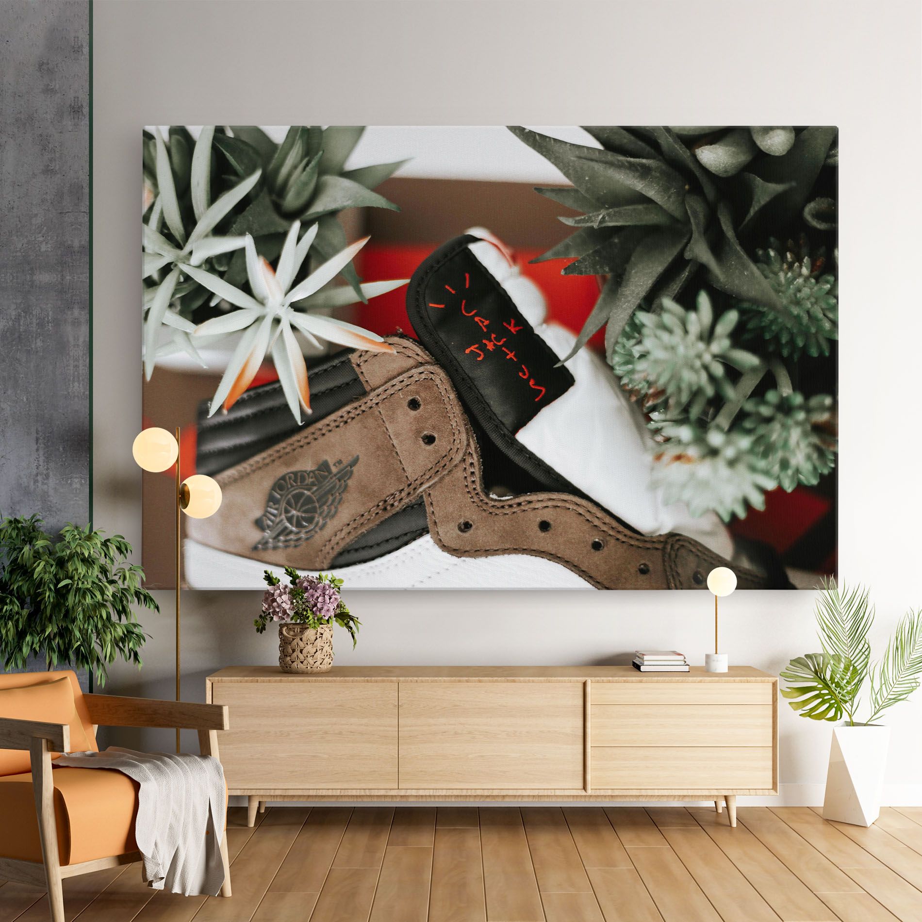 Brown Air Jordan mockup 9