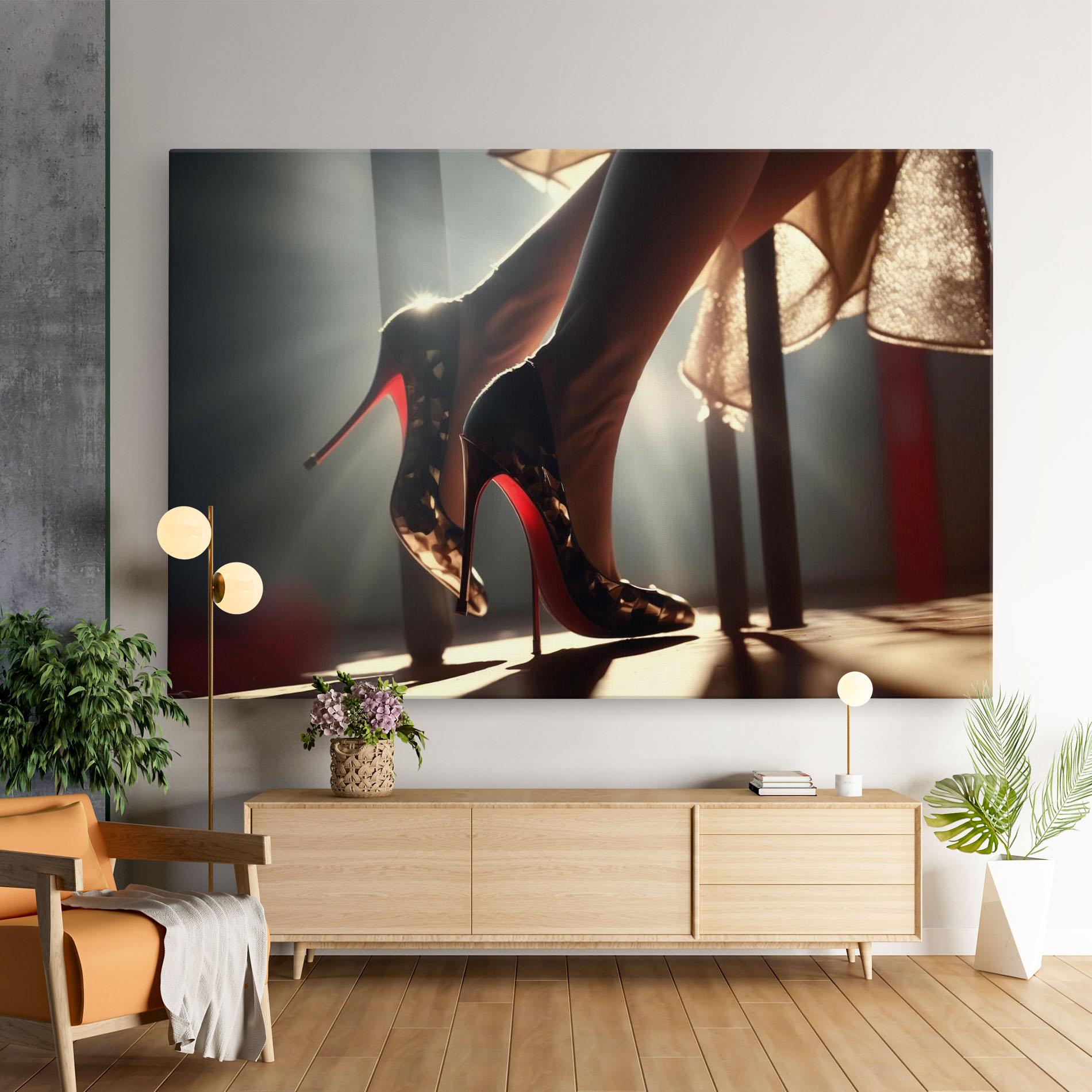 Leinwandbild Heels In The Sun mockup 9