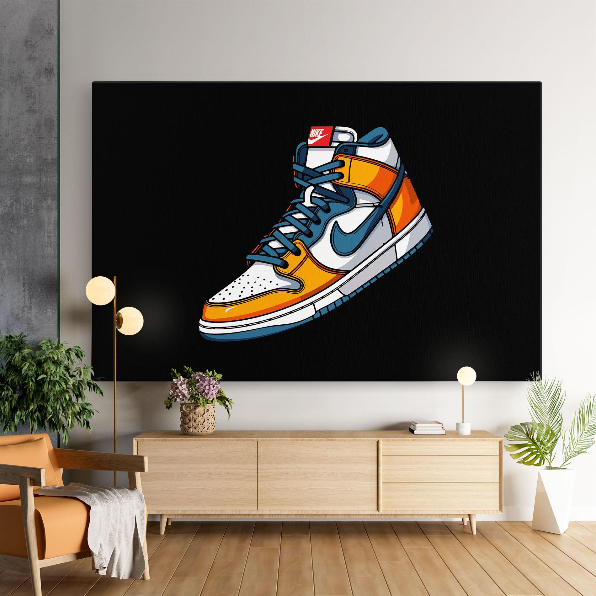 Leinwandbild Nike Shoe mockup 9