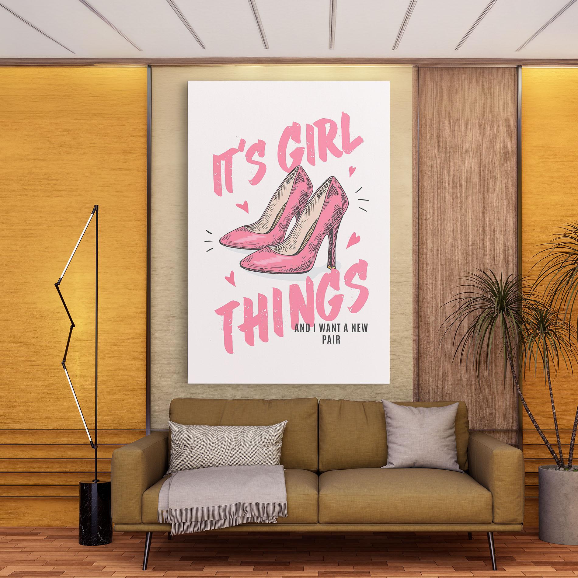 Leinwandbild Girl Things mockup 9