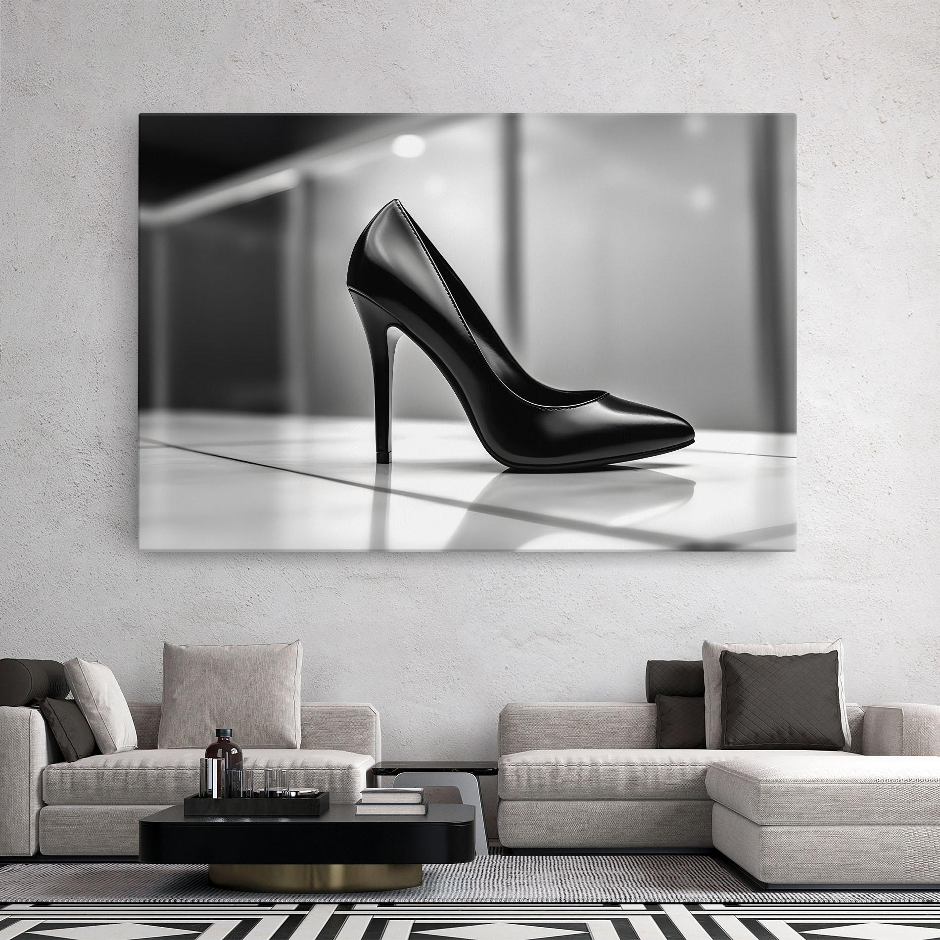 Leinwandbild Black Unique Design mockup 2