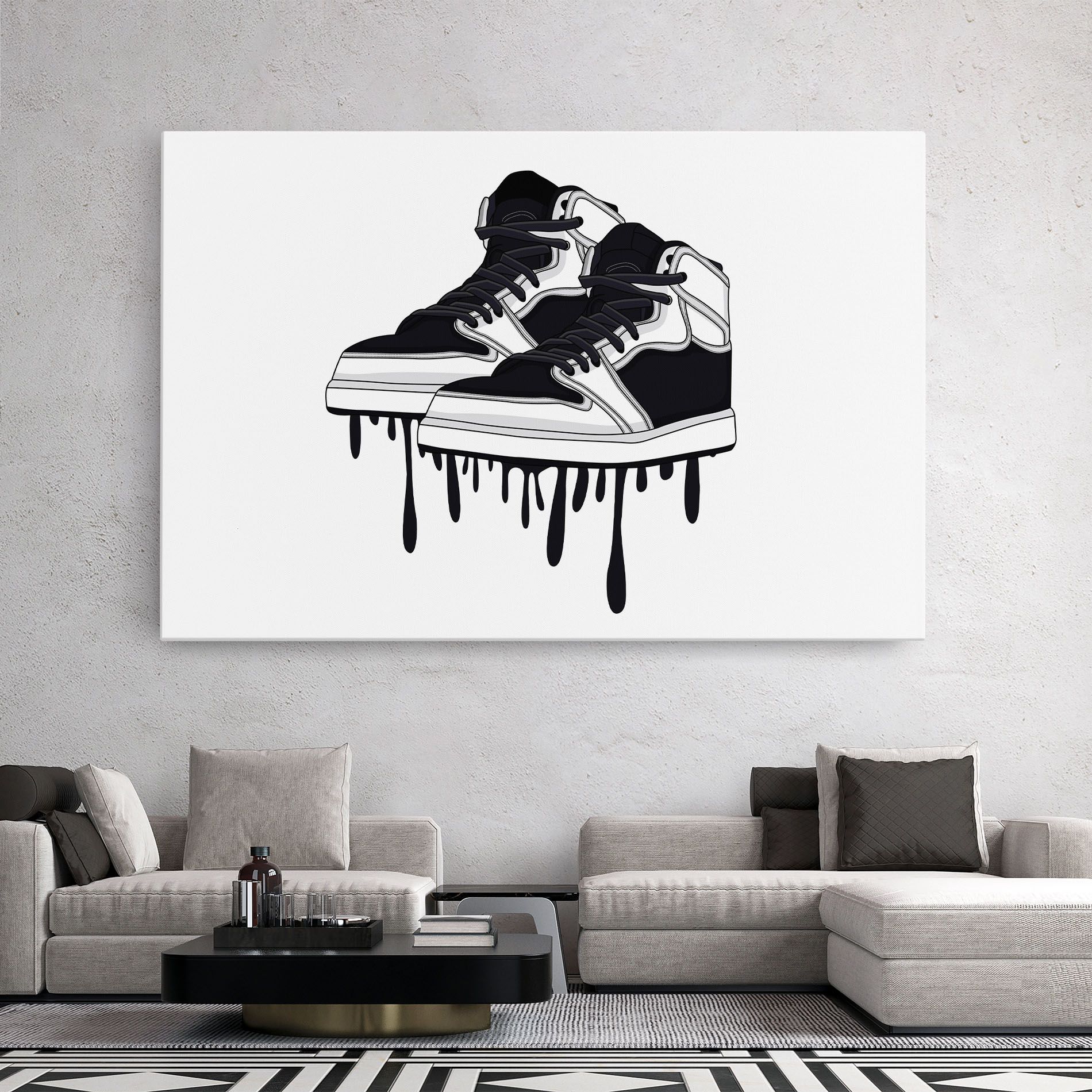 Black White Shoes mockup 2