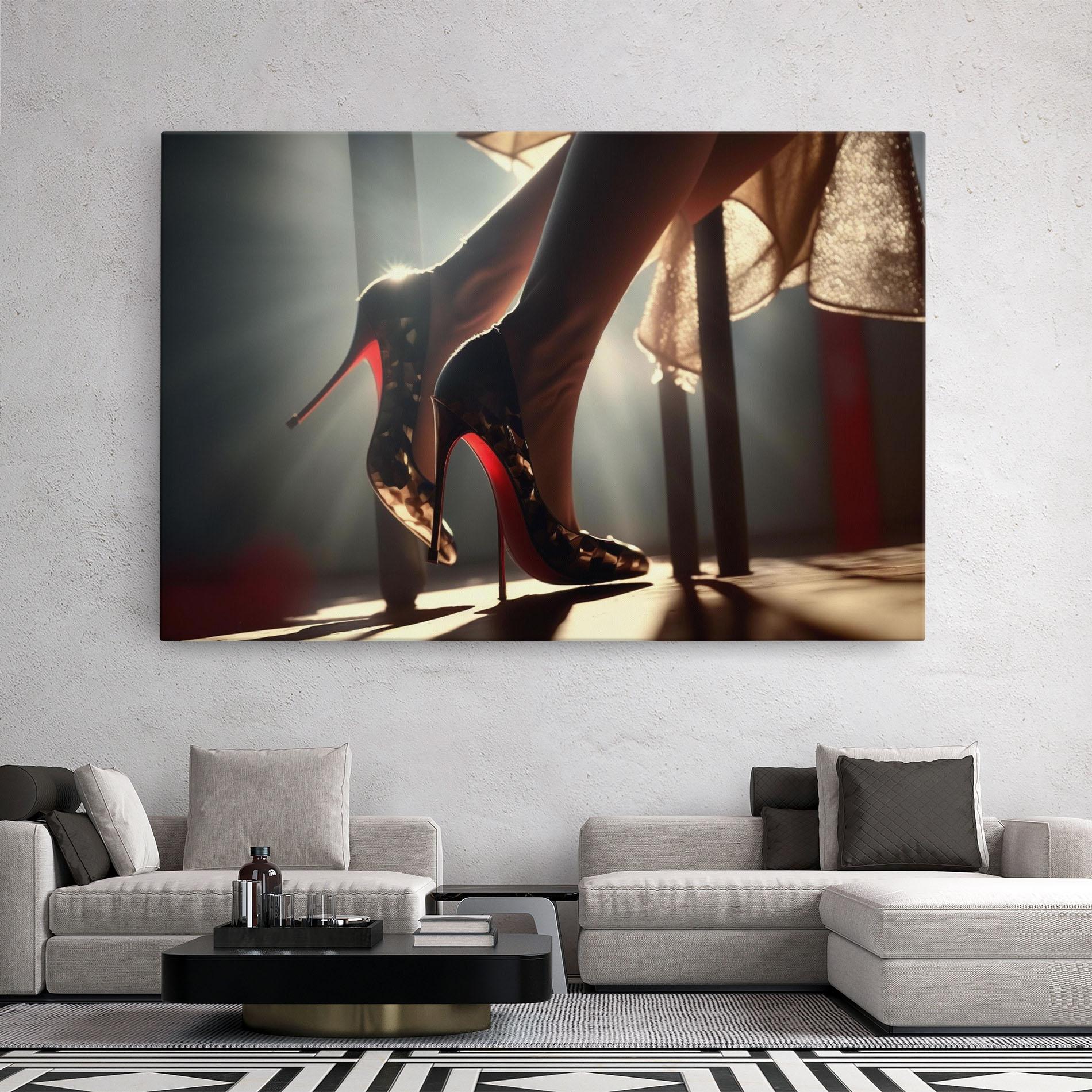 Leinwandbild Heels In The Sun mockup 2