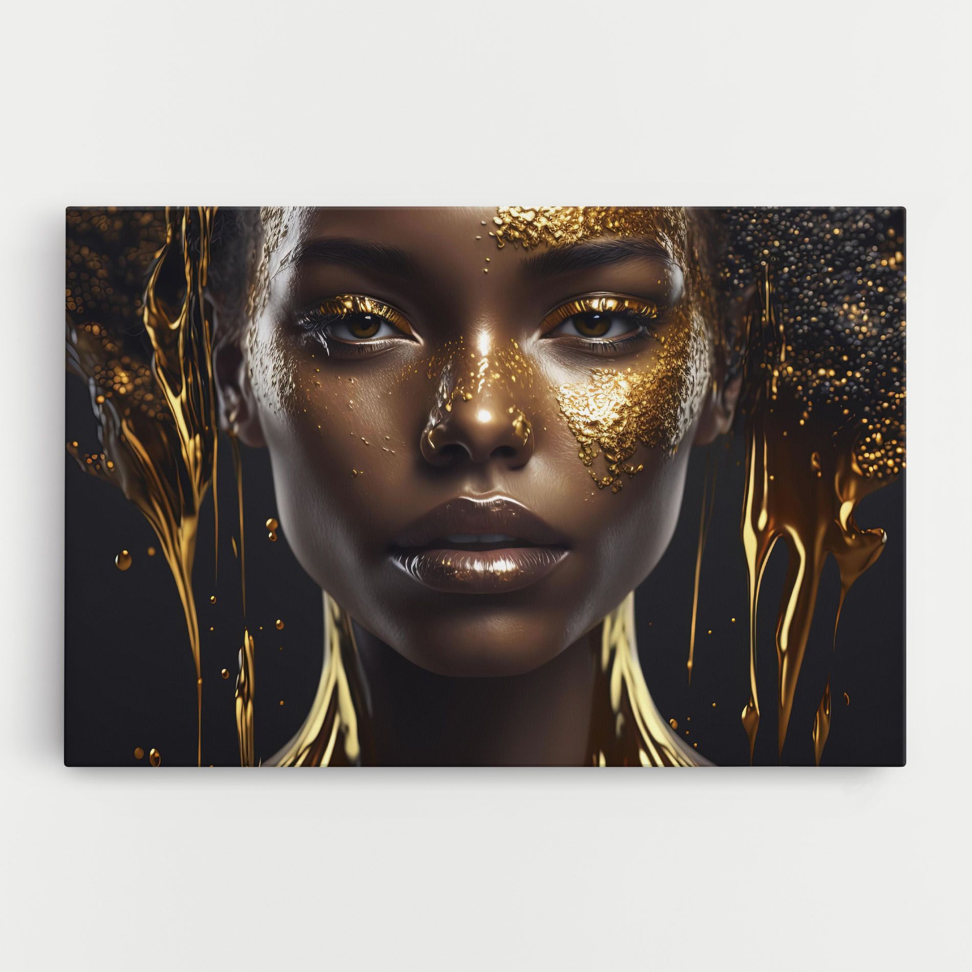 Gold Portrait Falling mockup 0