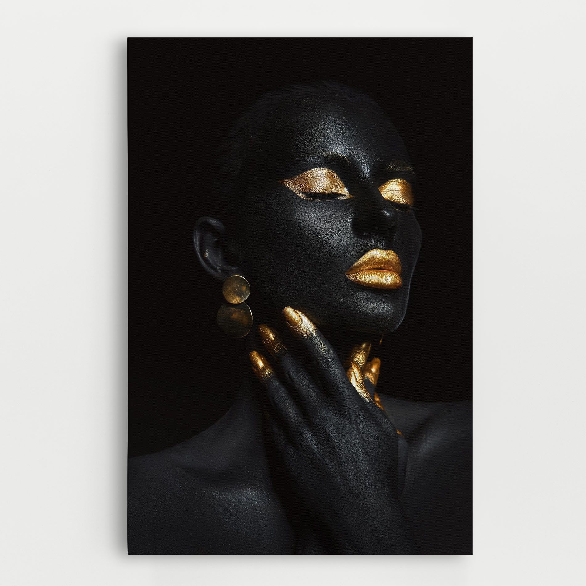 Eyelids Gold Makeup mockup 0