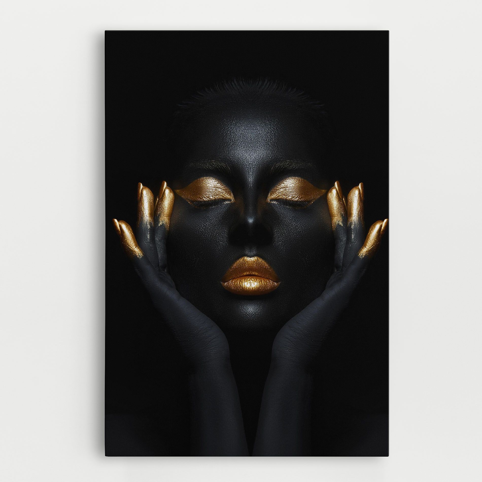 Fingertips Gold Makeup mockup 0