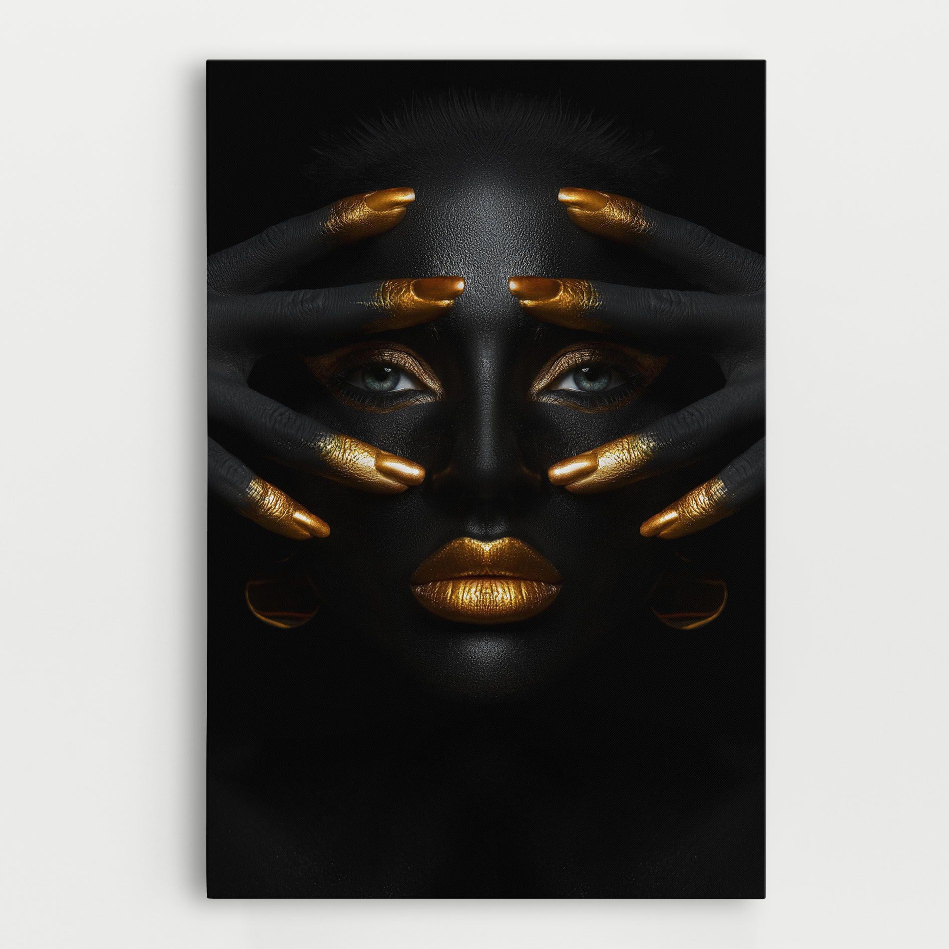 Gold Fingertips Art mockup 0