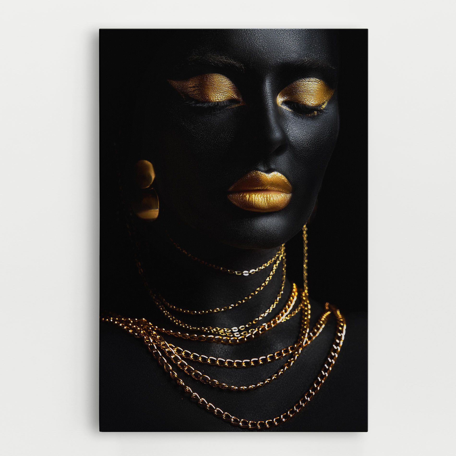 Gold Makeup Lips mockup 0