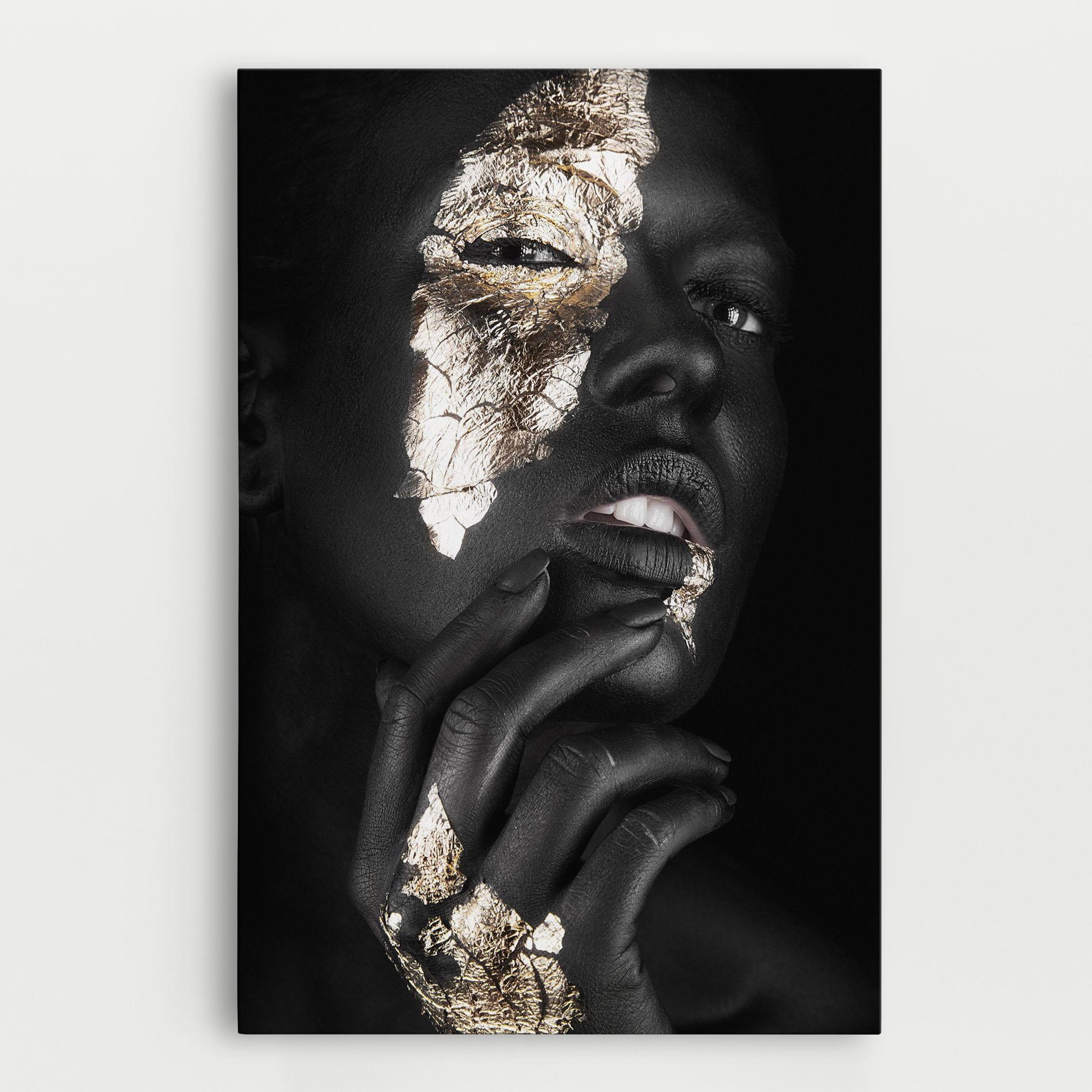 Leinwandbild Golden Posture mockup 0