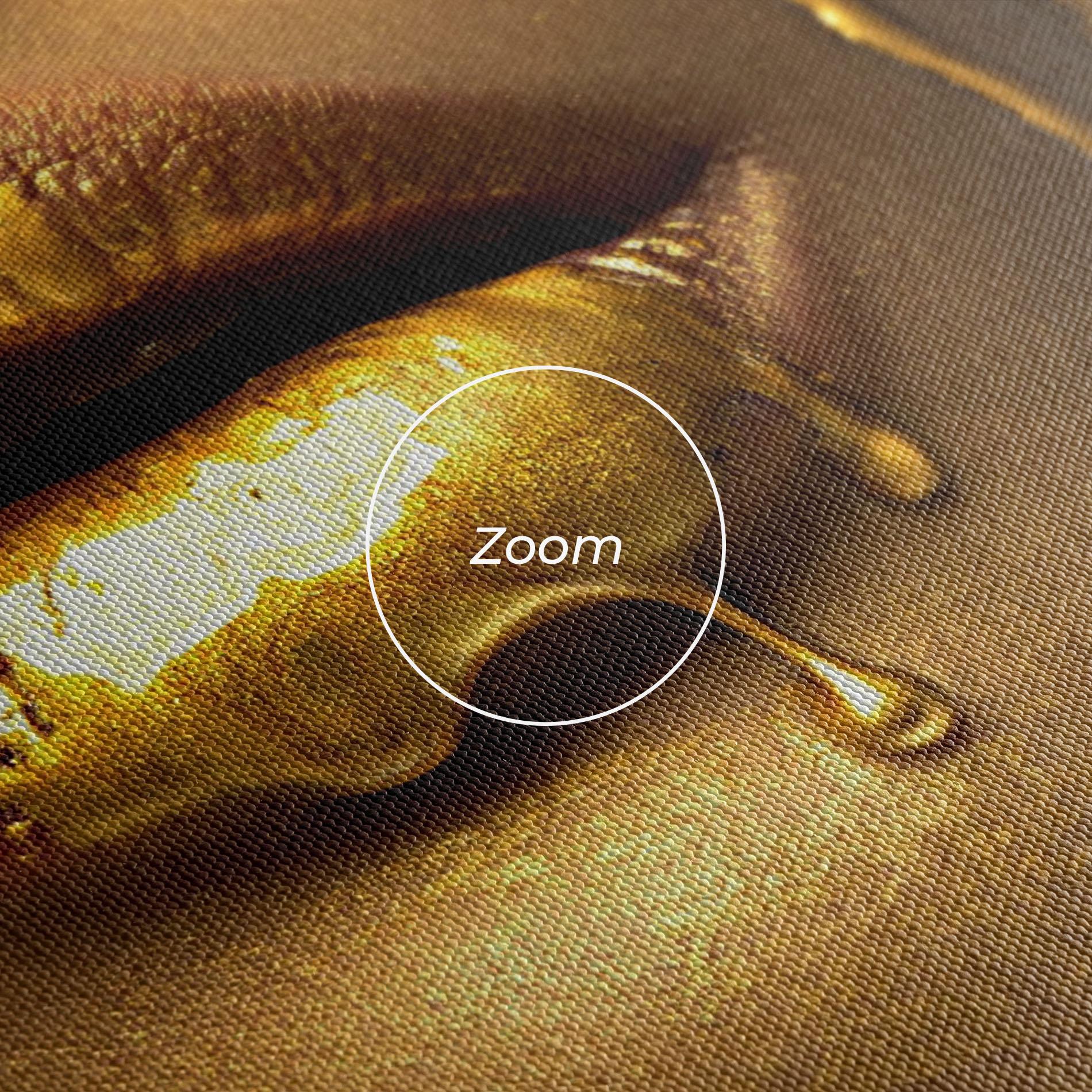 Leinwandbild Golden Lips mockup 3