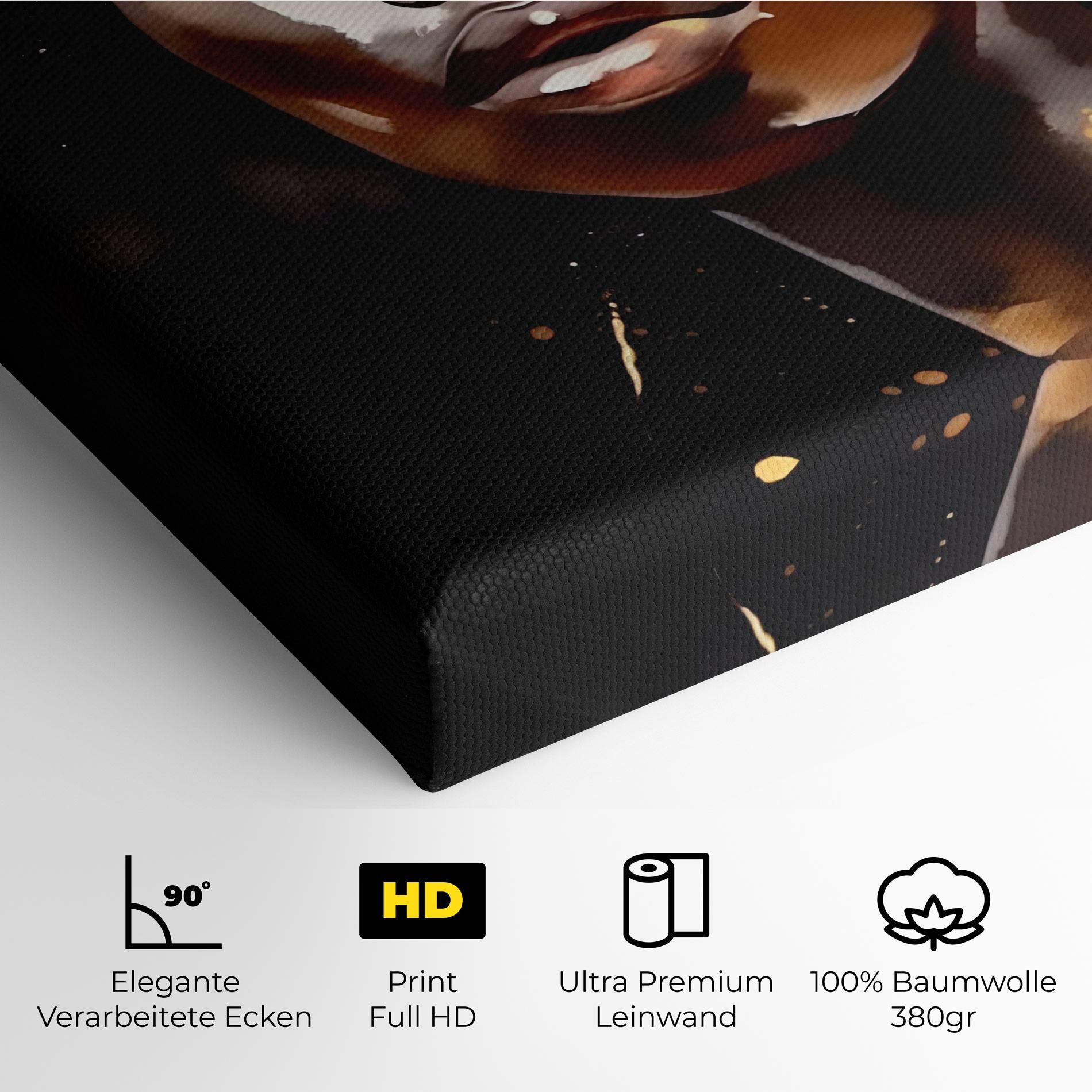 Abstract Gold Woman mockup 4