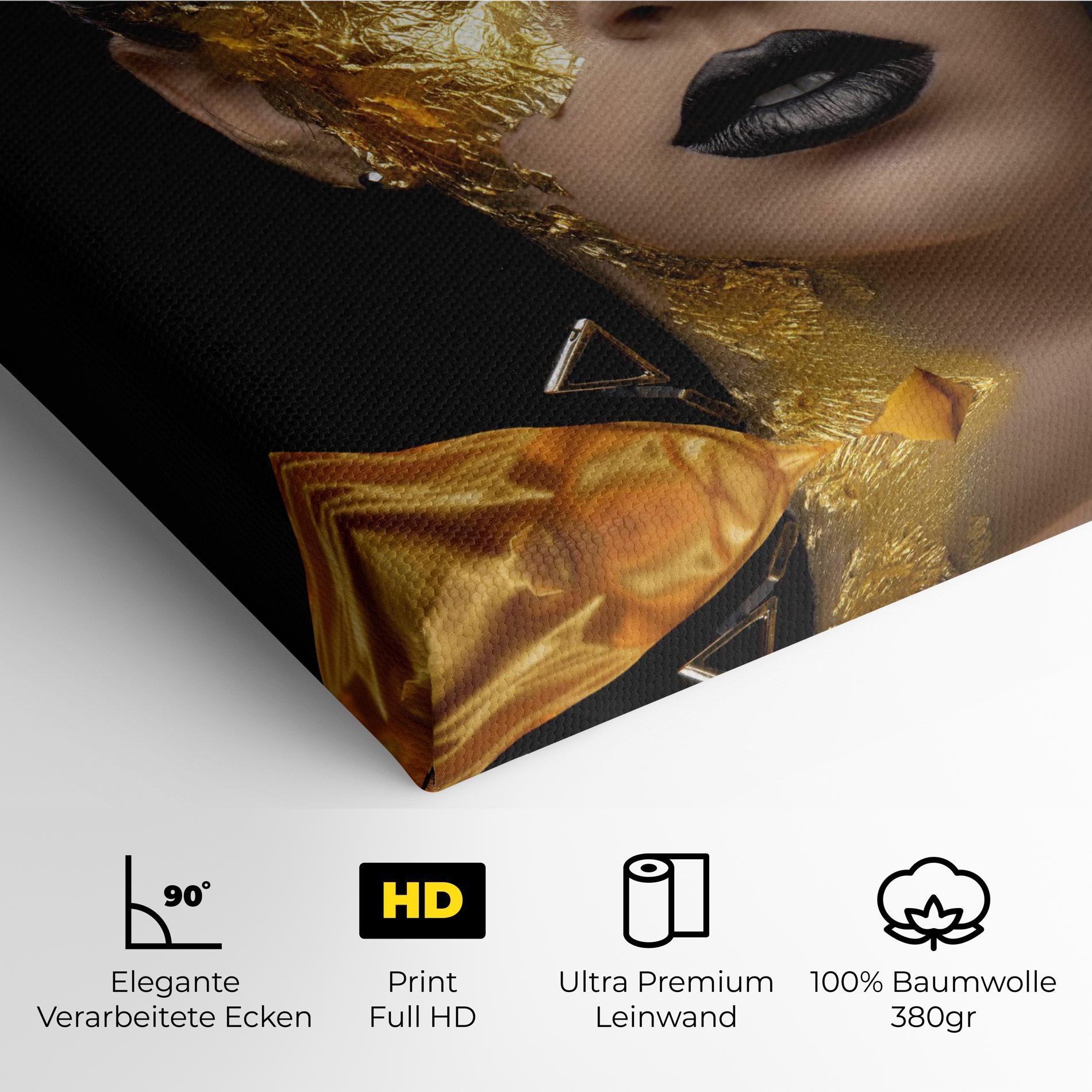 Glamorous Gold Outfit mockup 4