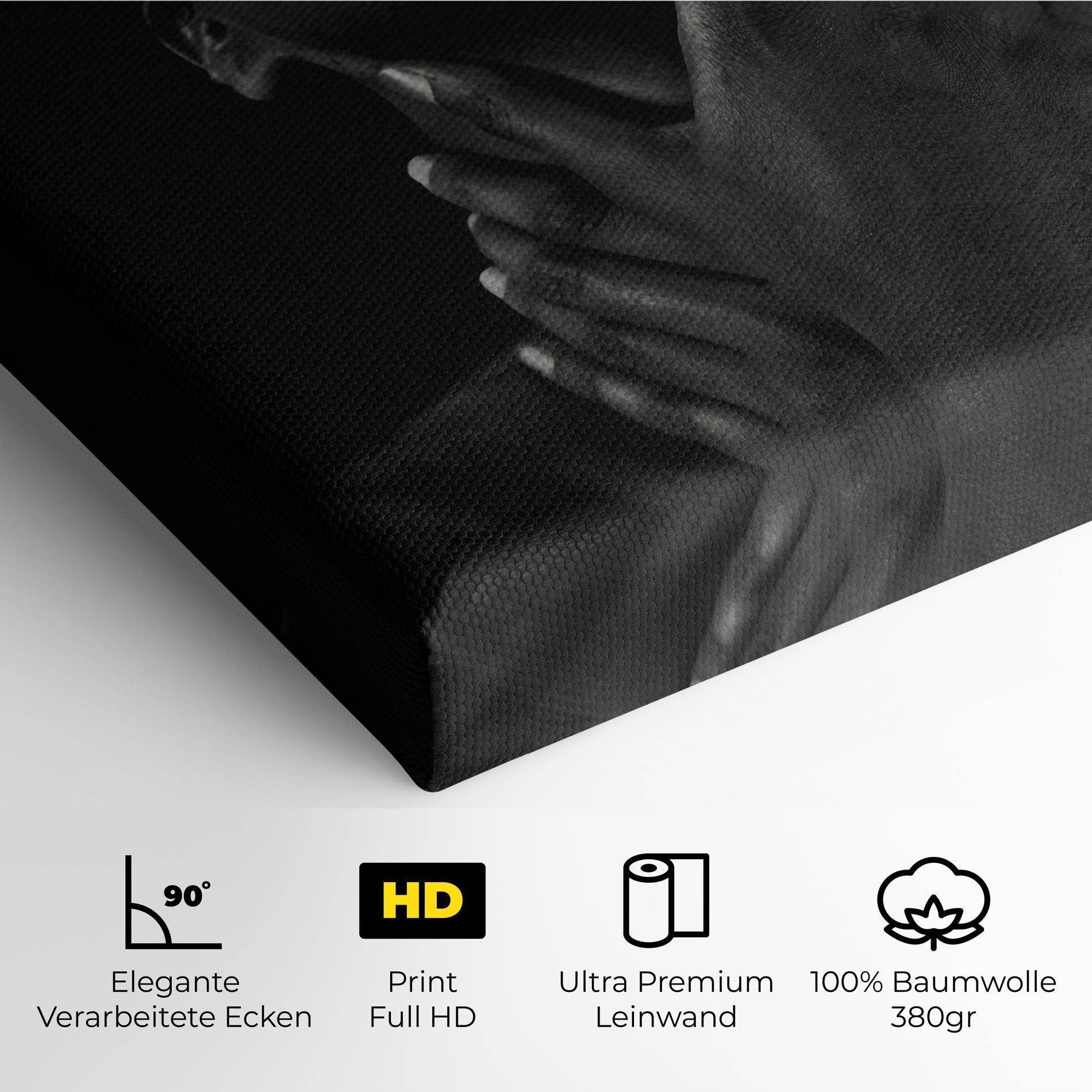 Leinwandbild Golden Lips Women mockup 4