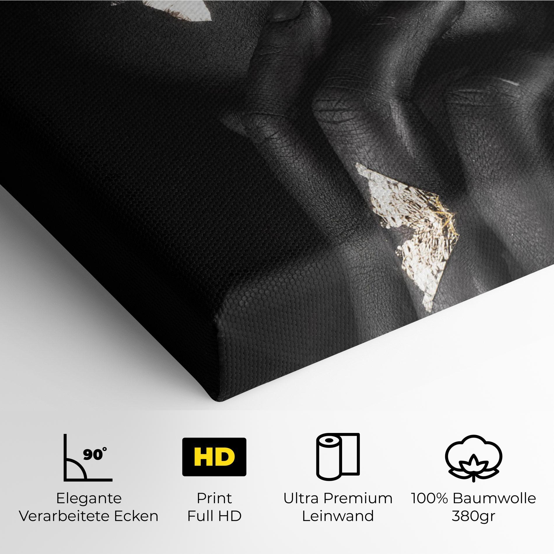 Leinwandbild Golden Posture mockup 4
