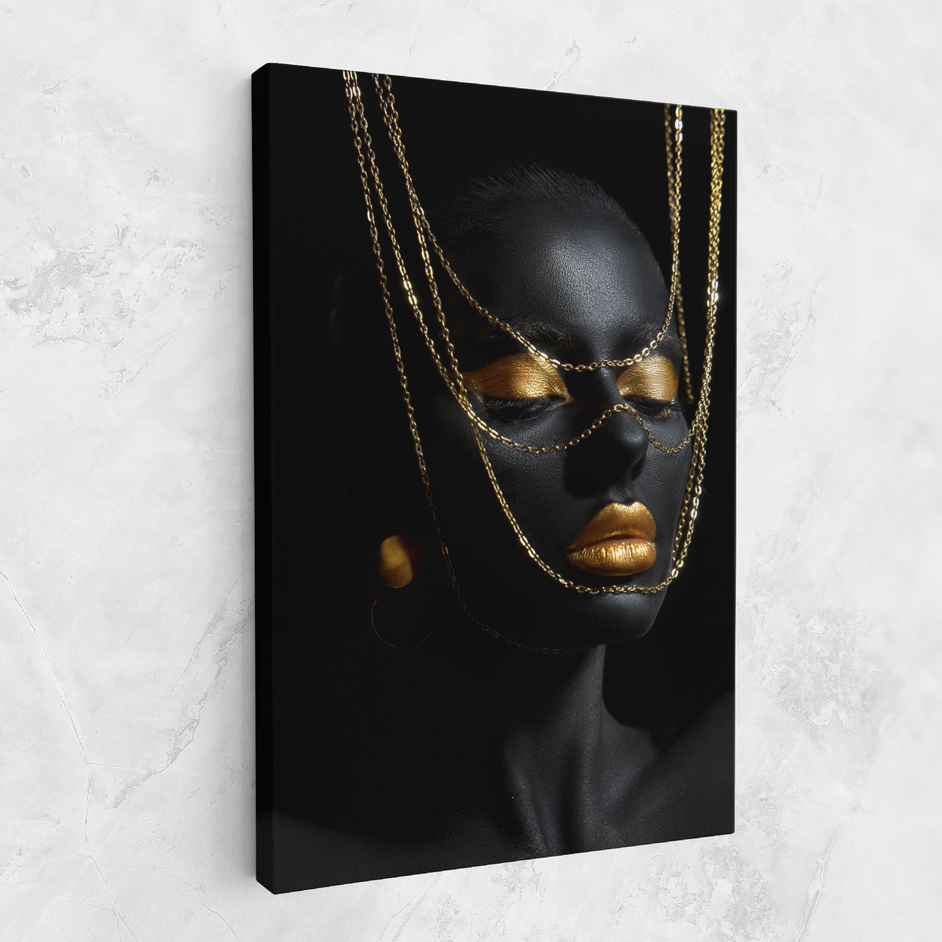 Gold Chain Girl mockup 1