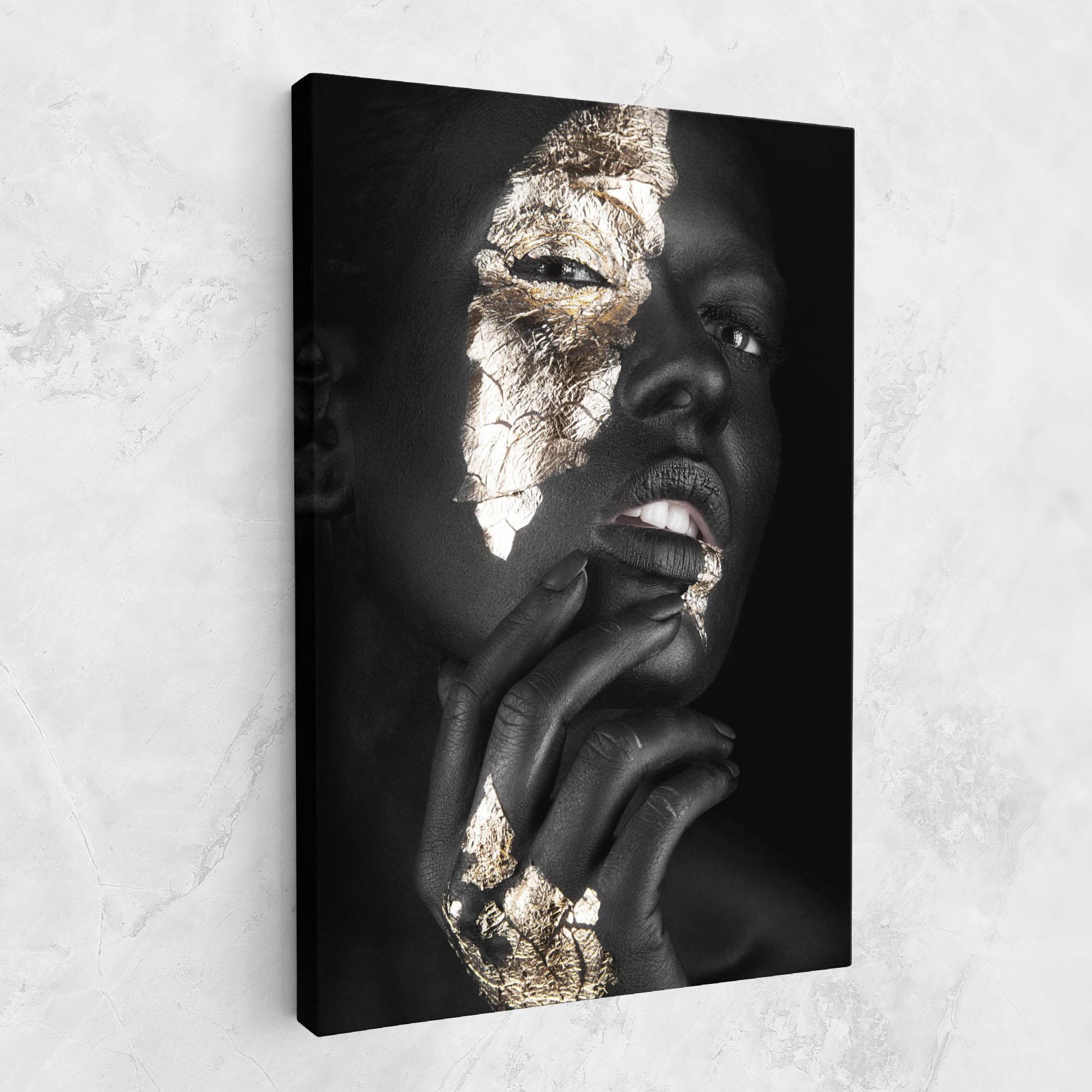 Leinwandbild Golden Posture mockup 1