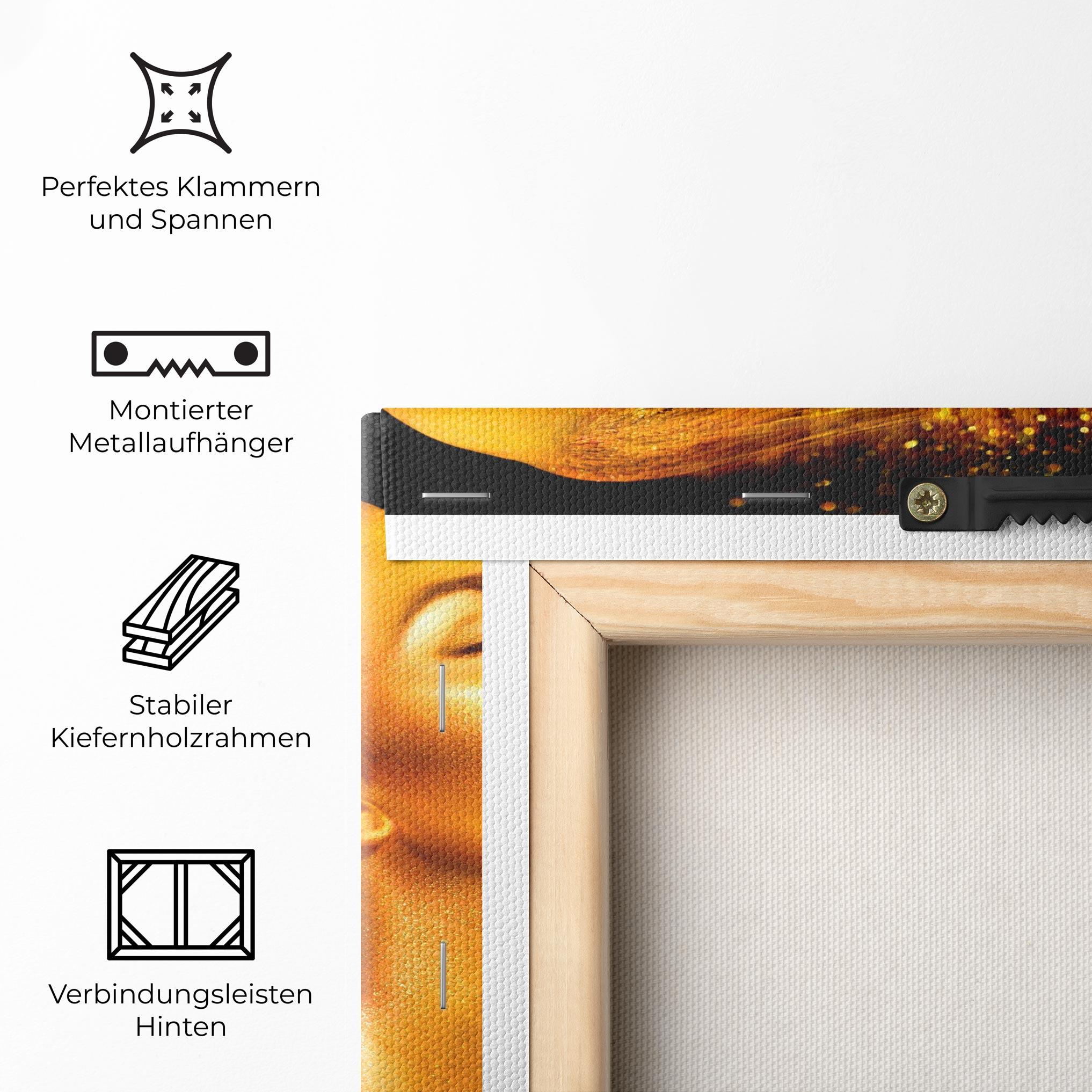 Leinwandbild Golden Girl mockup 5