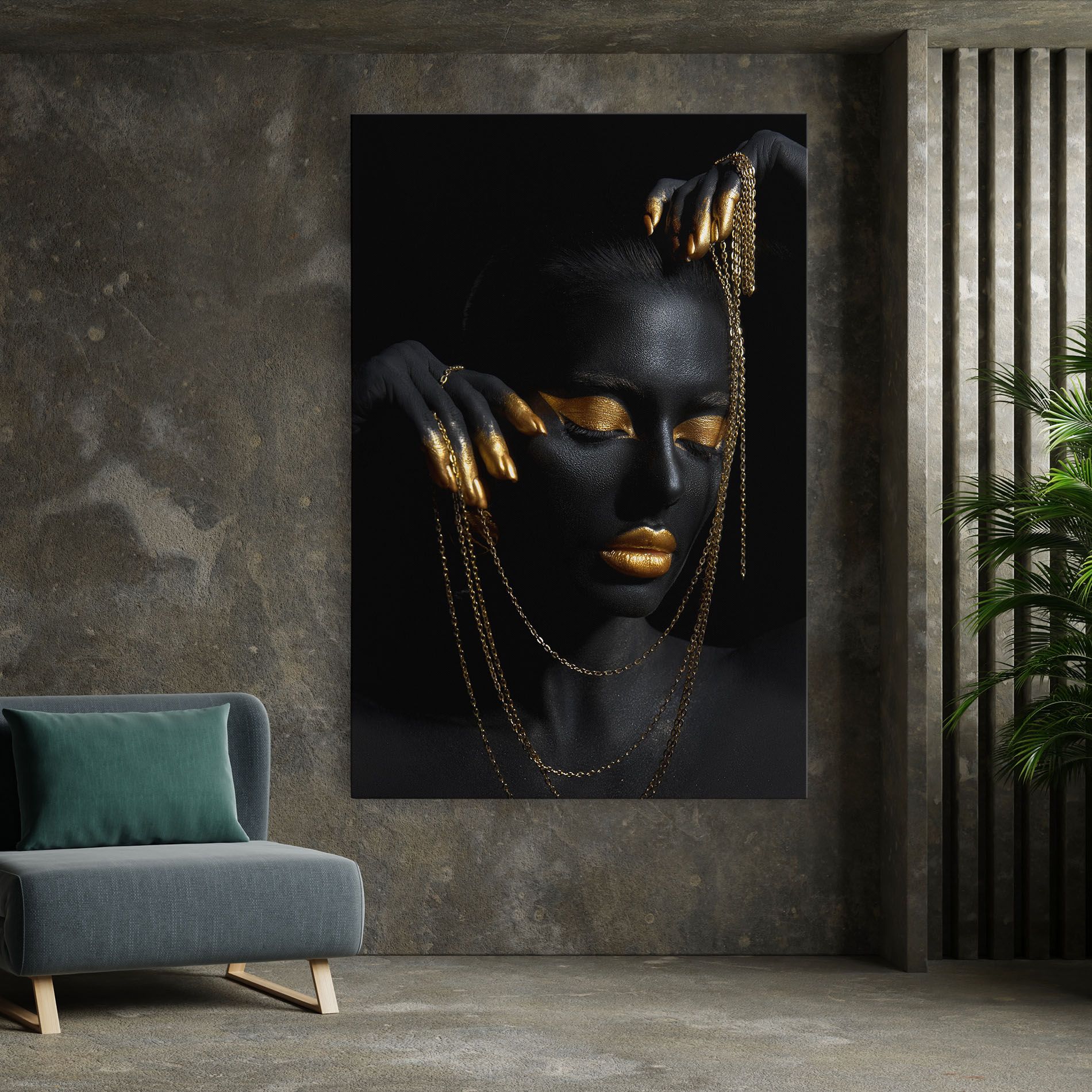 Gold Black Skin mockup 7