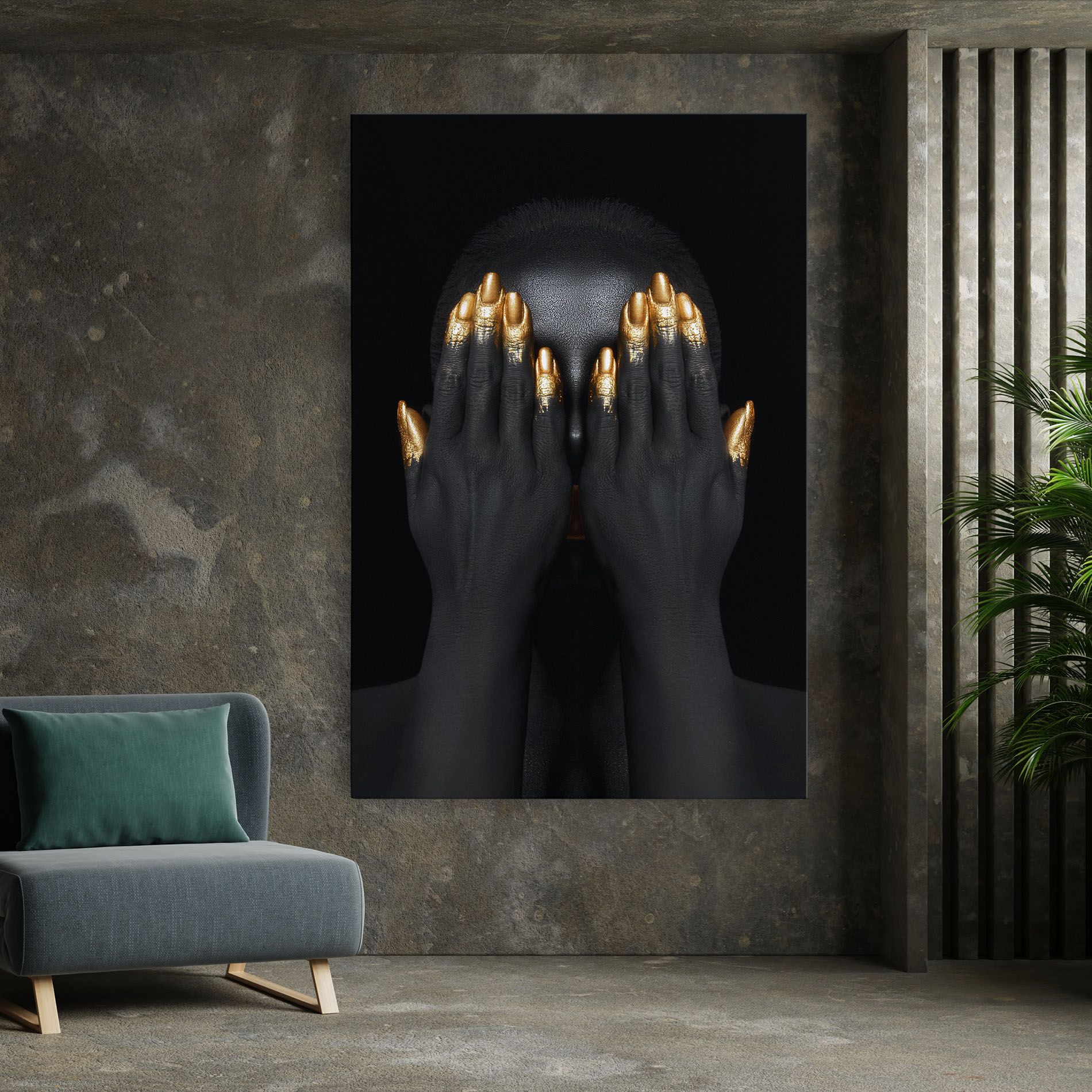 Gold Fingertips Chain mockup 7