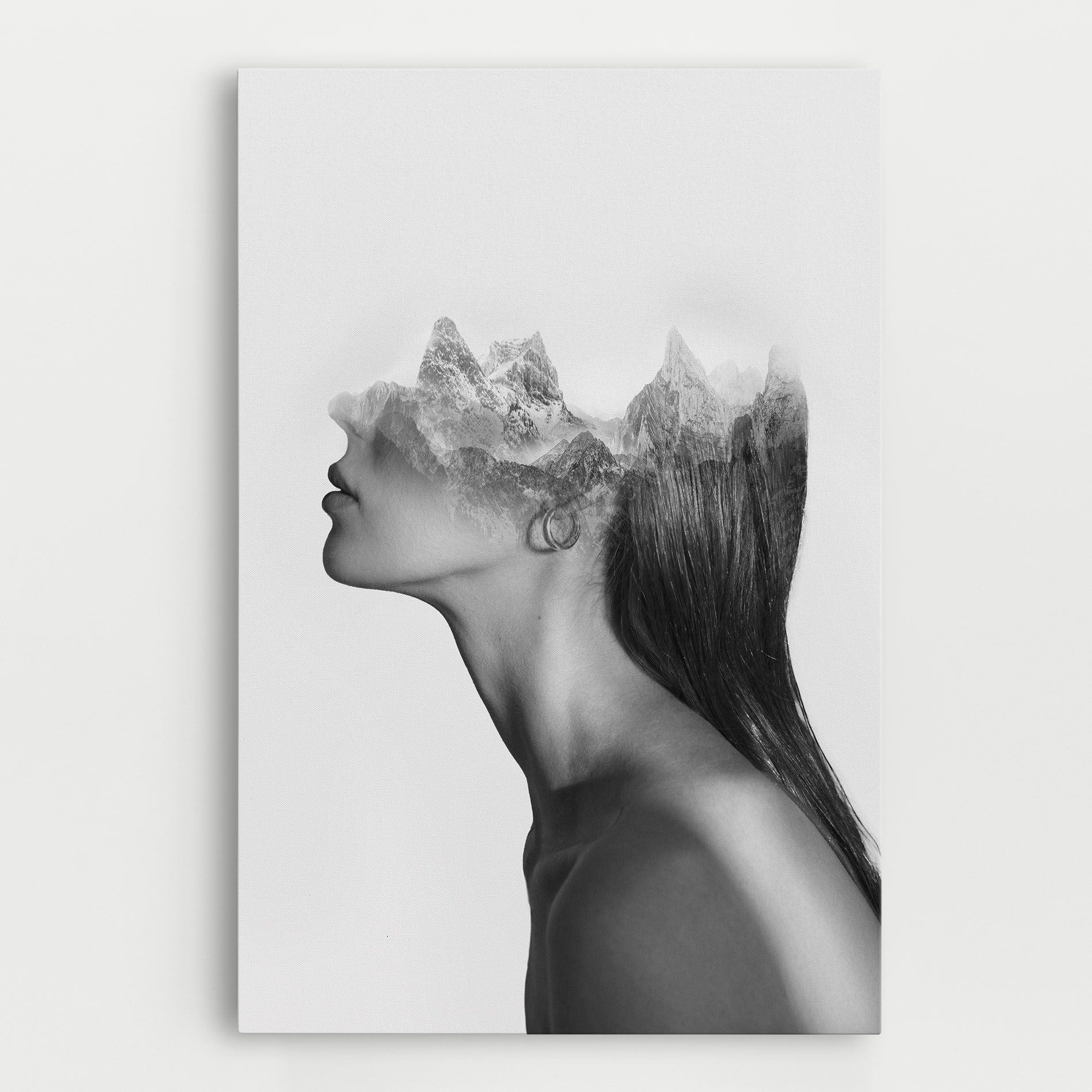 Woman Mountains View mockup 0