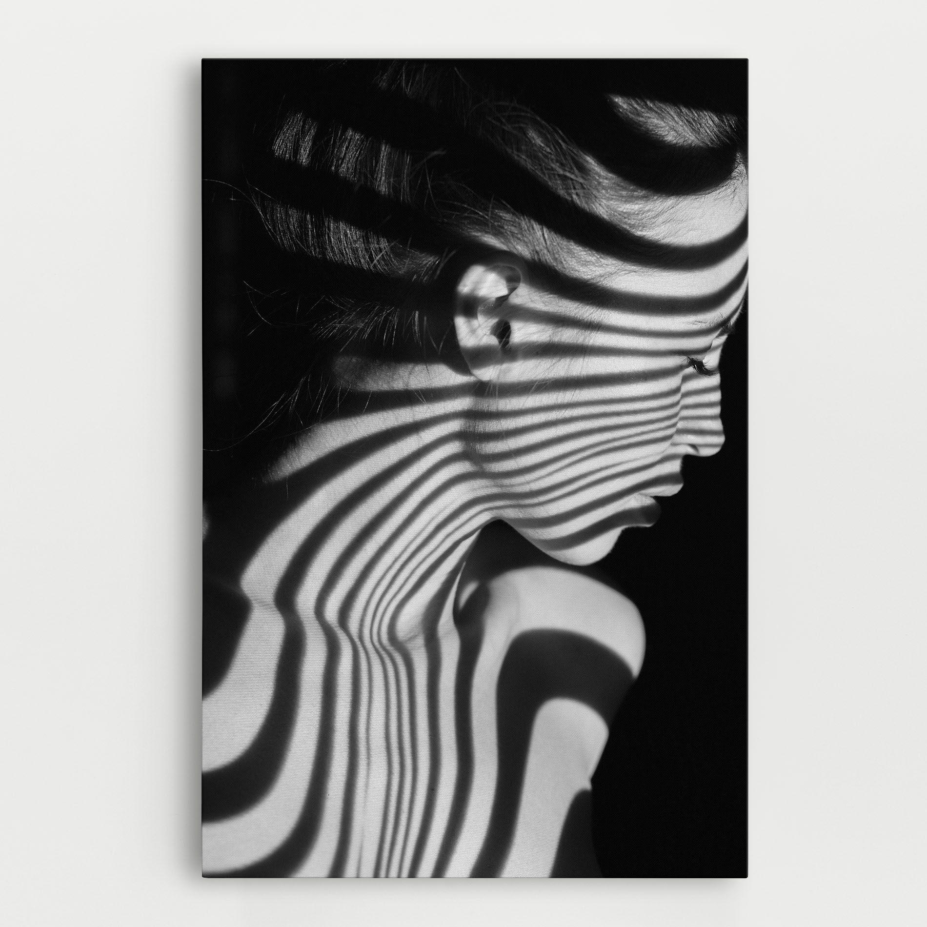 Zebra Stripes Woman mockup 0