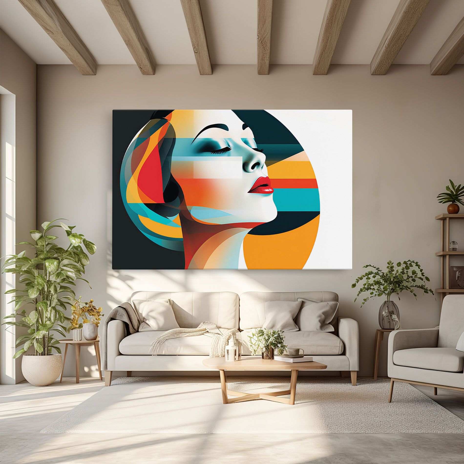 Blue Abstract Makeup mockup 6