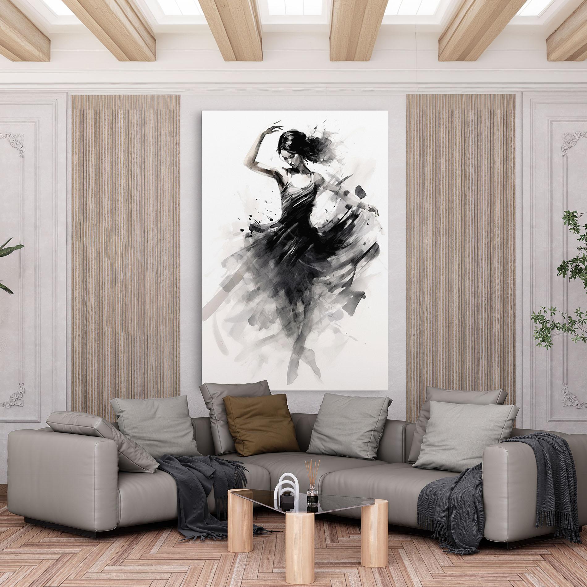 Leinwandbild Dancing Woman mockup 6