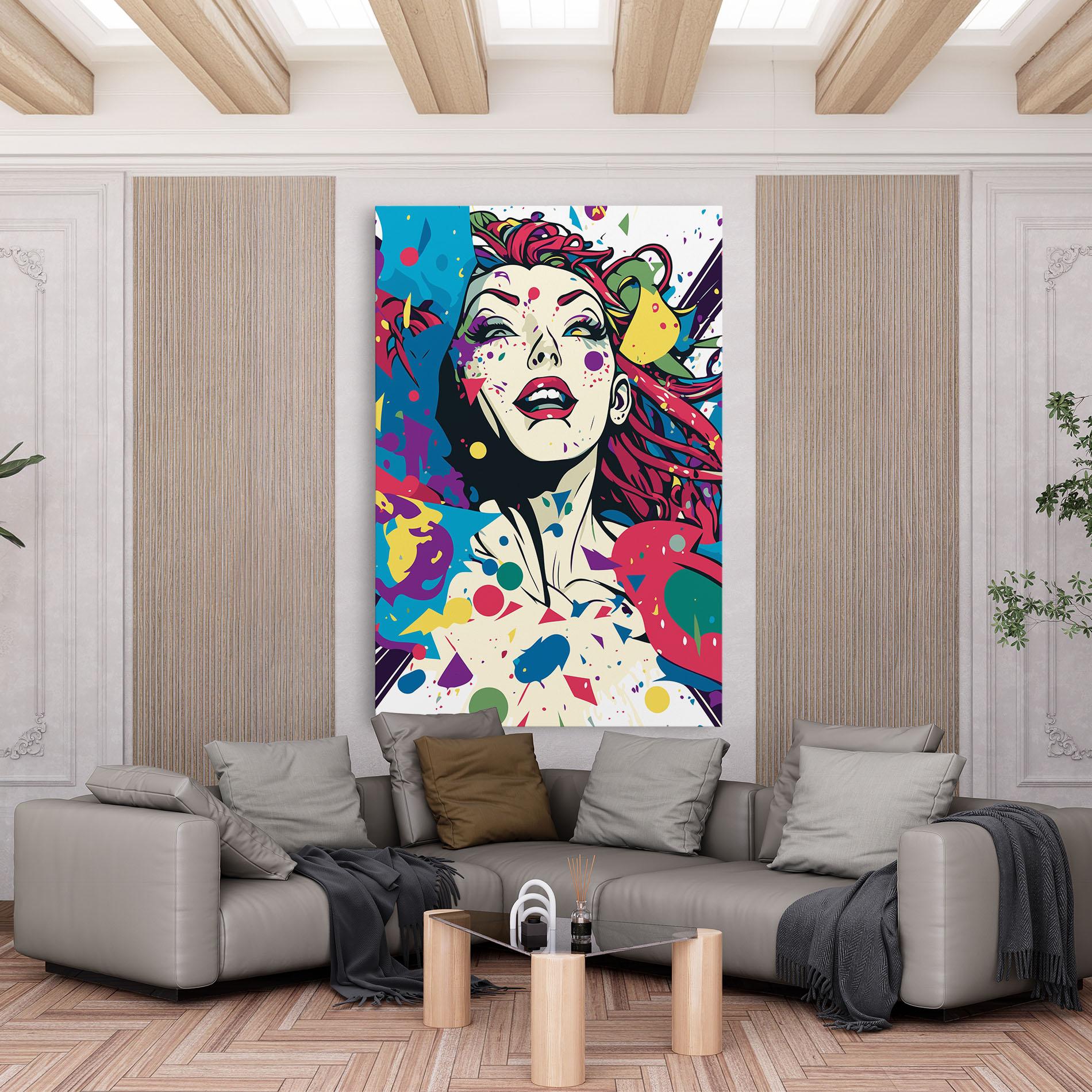 Leinwandbild Fictional Woman mockup 6