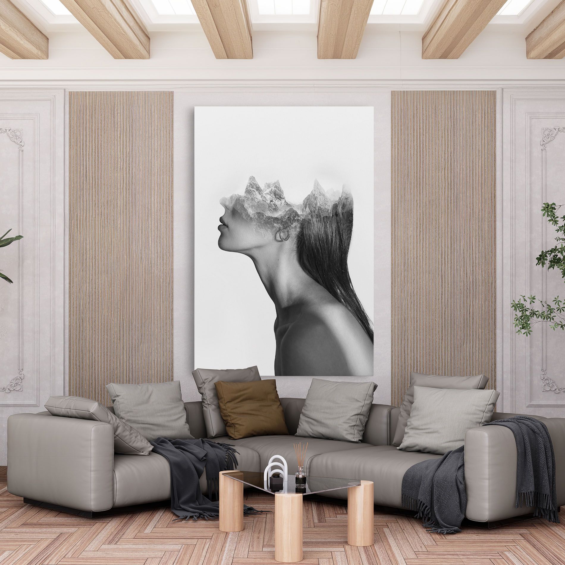 Woman Mountains View mockup 6