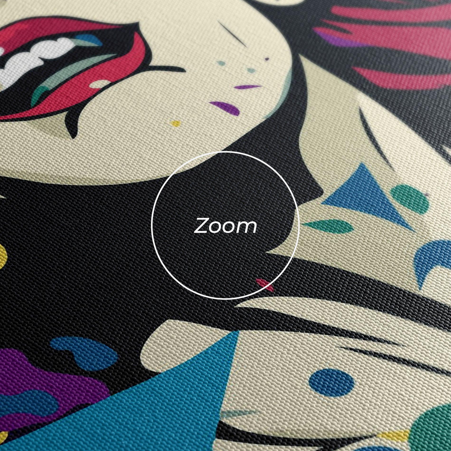 Leinwandbild Fictional Woman mockup 3