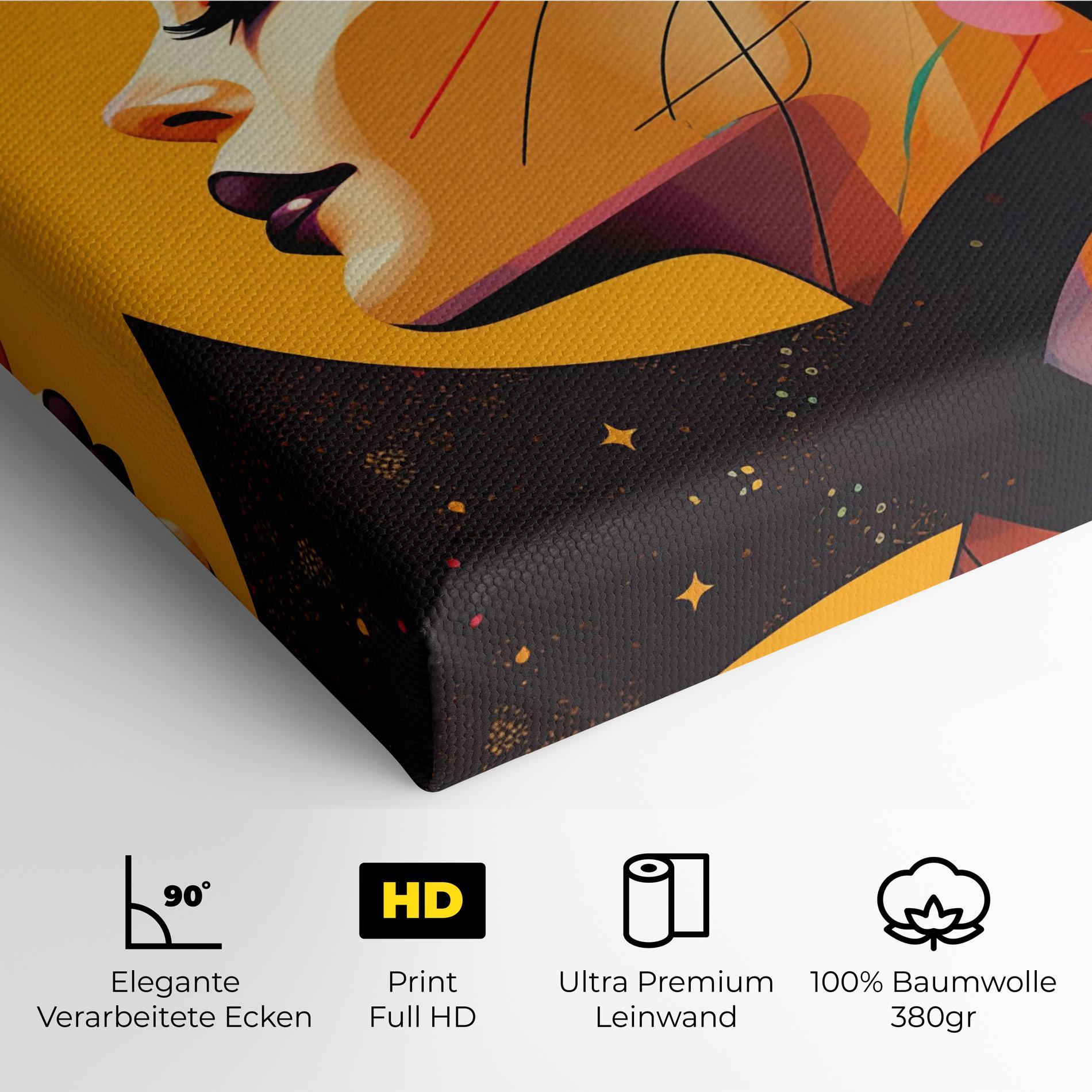 Leinwandbild Synthetic Female mockup 4