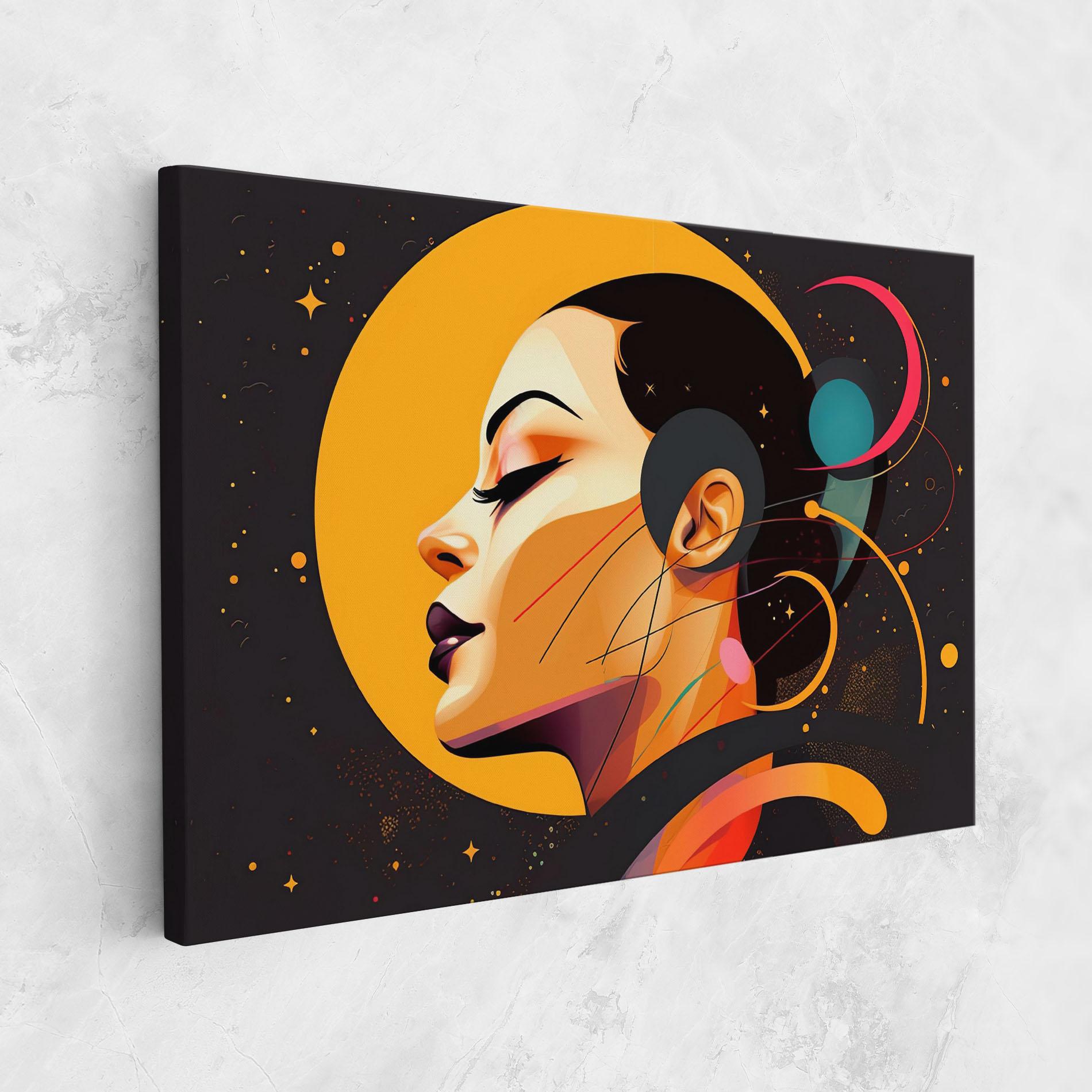 Leinwandbild Synthetic Female mockup 1