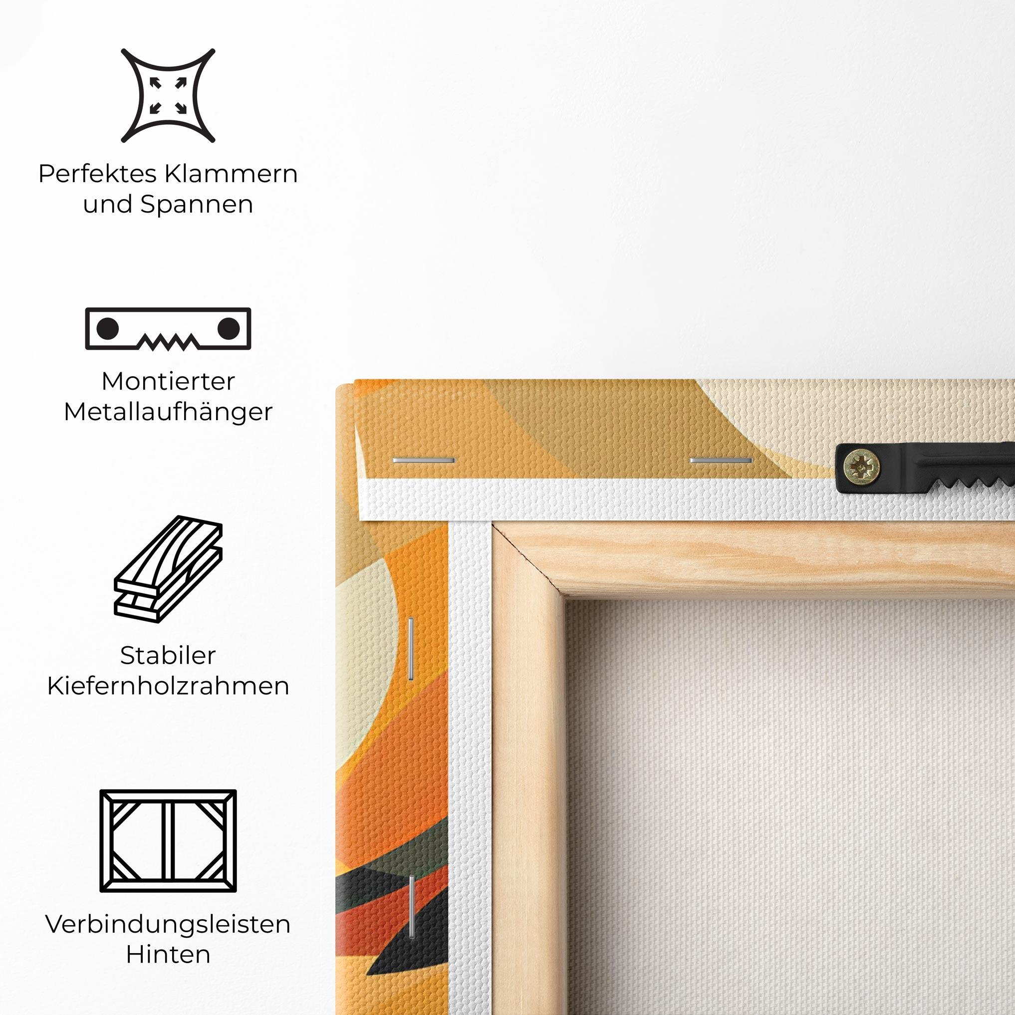 Leinwandbild Dreamy Graphic Girl mockup 5