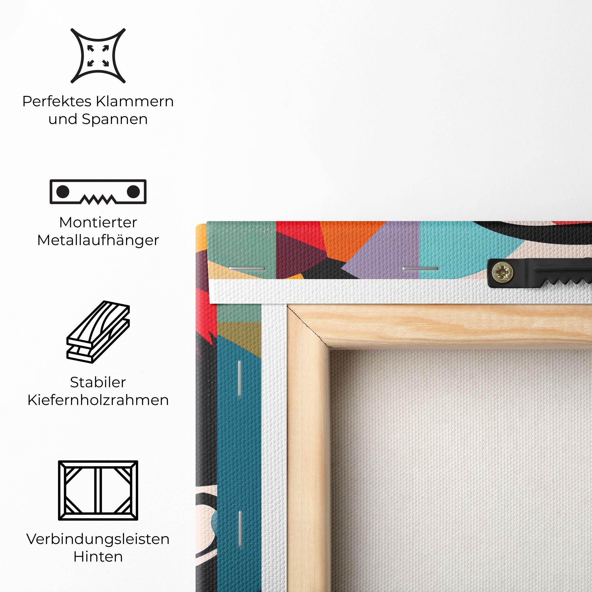 Leinwandbild Dreamy Yellow Female mockup 5