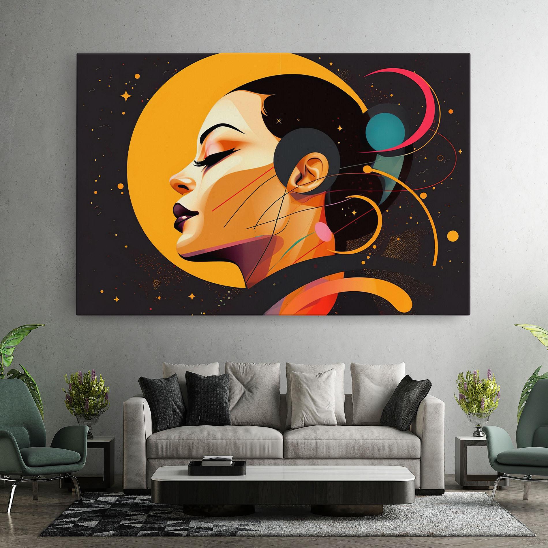 Leinwandbild Synthetic Female mockup 7