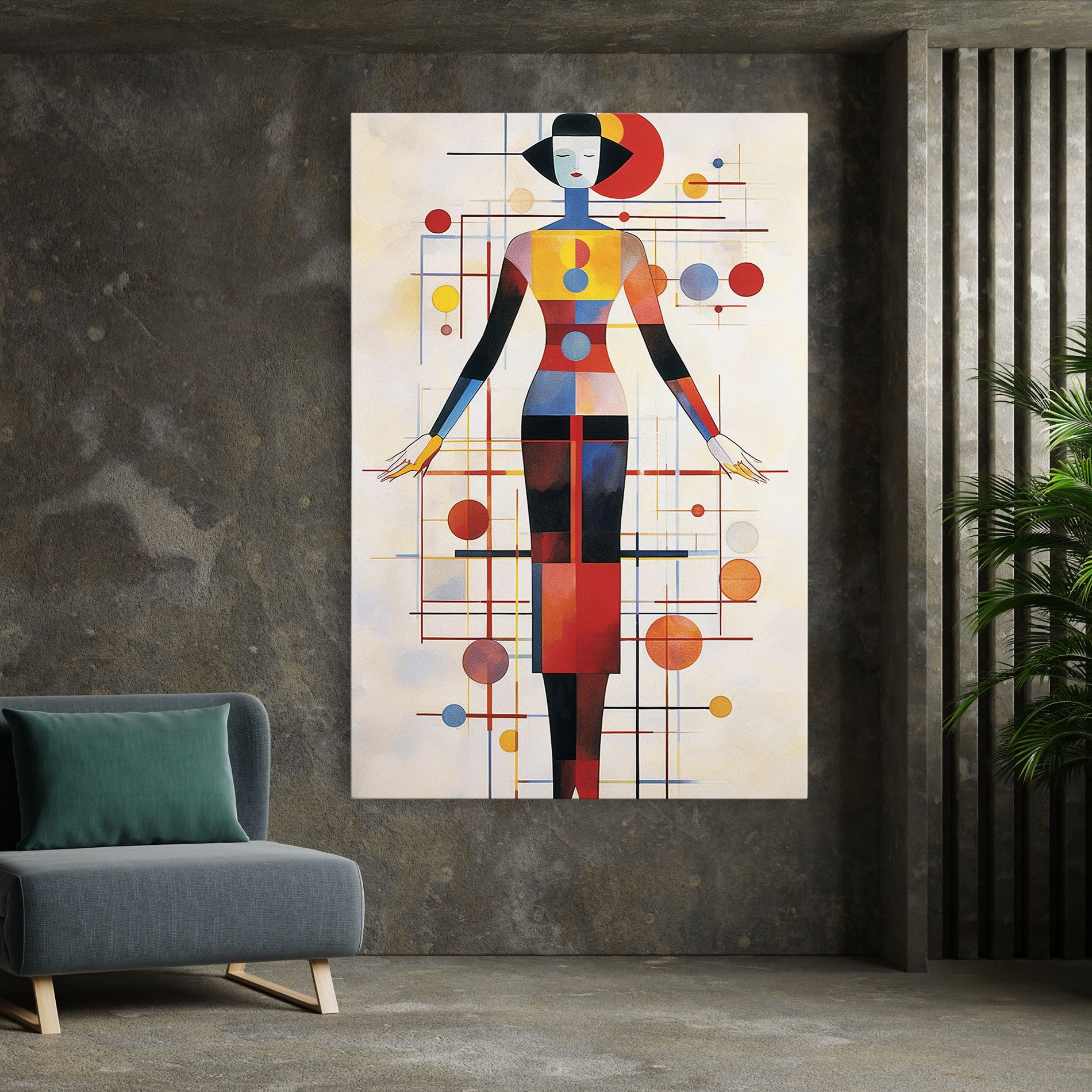 Poster Woman Artist mockup 7