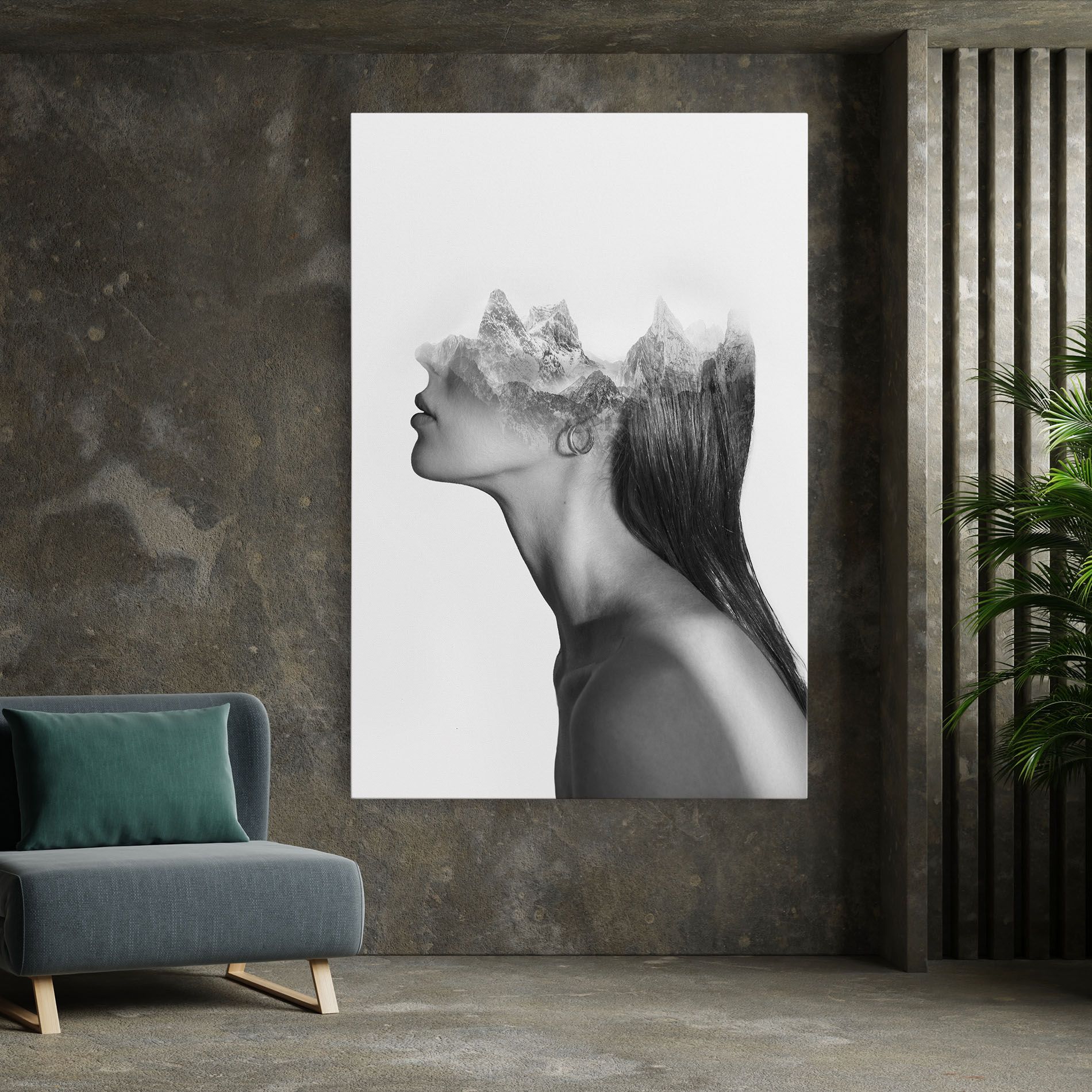 Woman Mountains View mockup 7