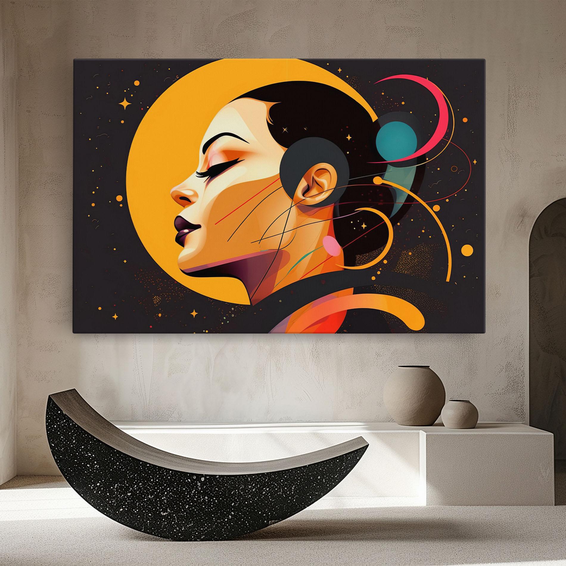 Leinwandbild Synthetic Female mockup 8