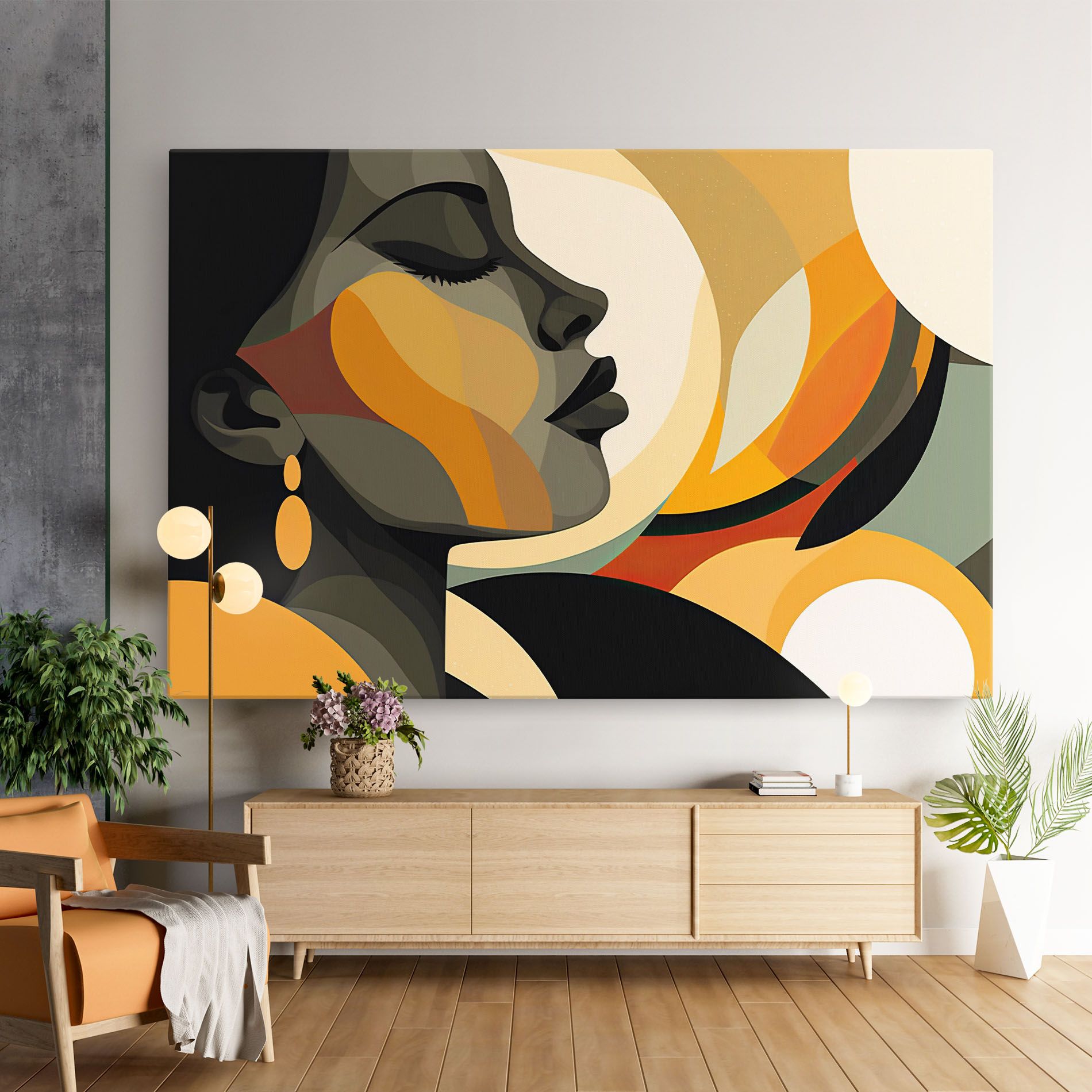 Dreamy Graphic Girl mockup 9